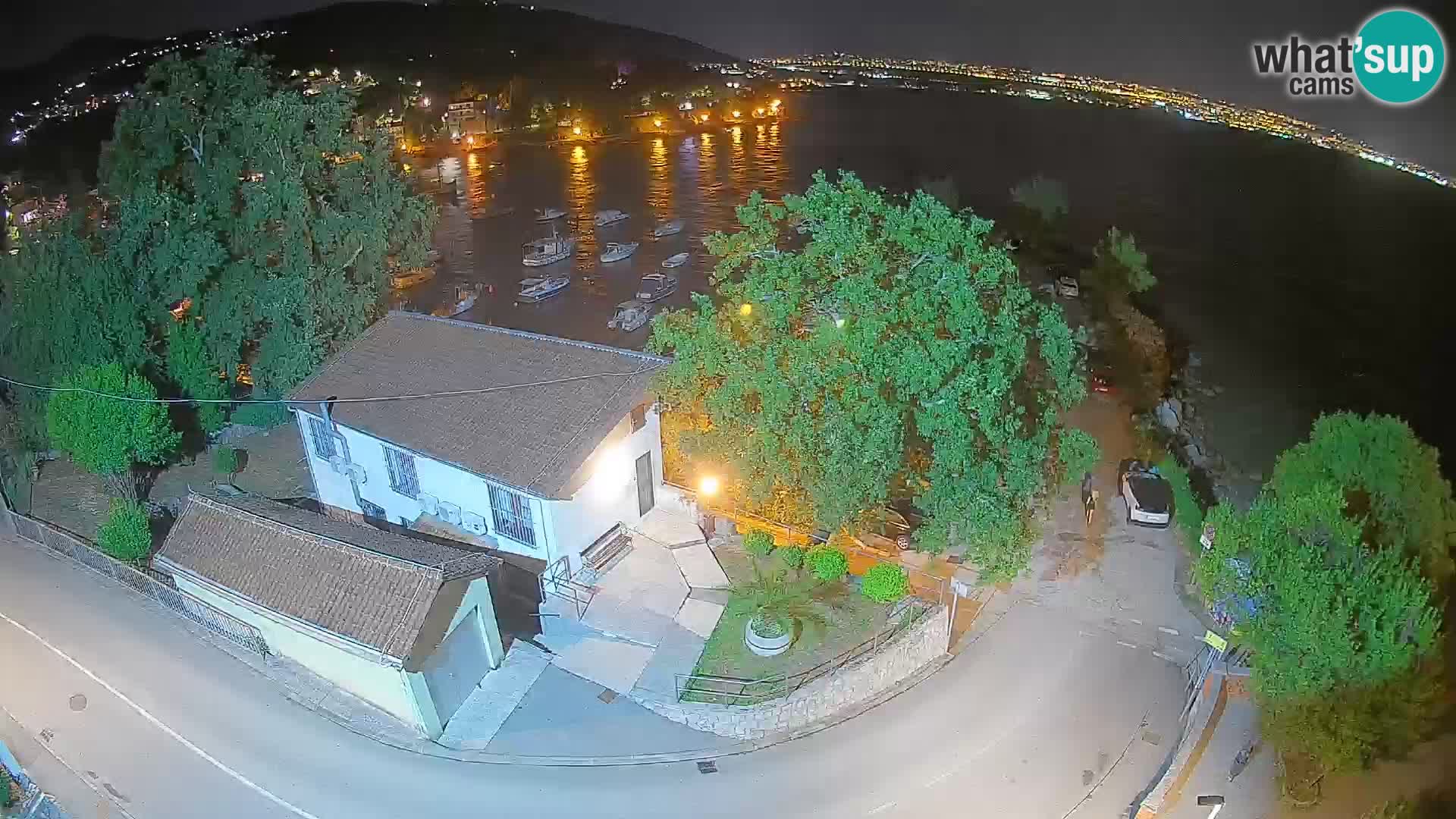Webcam Ika Hafen – LIVE Blick auf den Hafen und die Lichter von Opatija