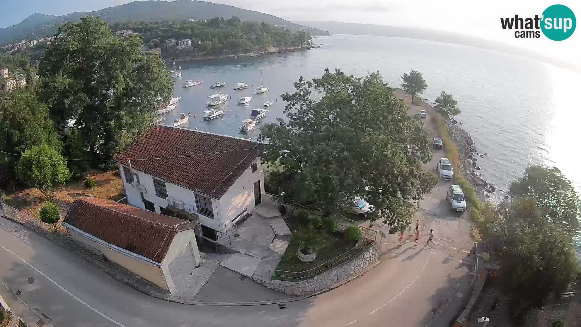 Ika Harbor Webcam – LIVE View of the Harbor and Opatija Lights
