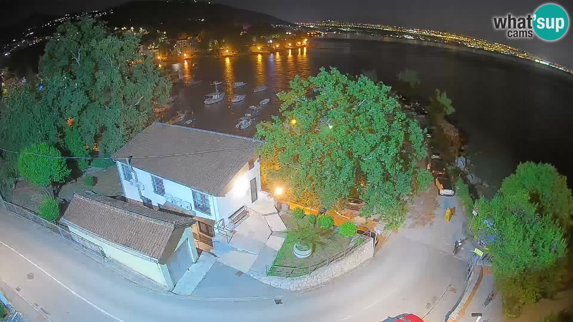Webcam port d’Ika – Vue en direct et lumières d’Opatija