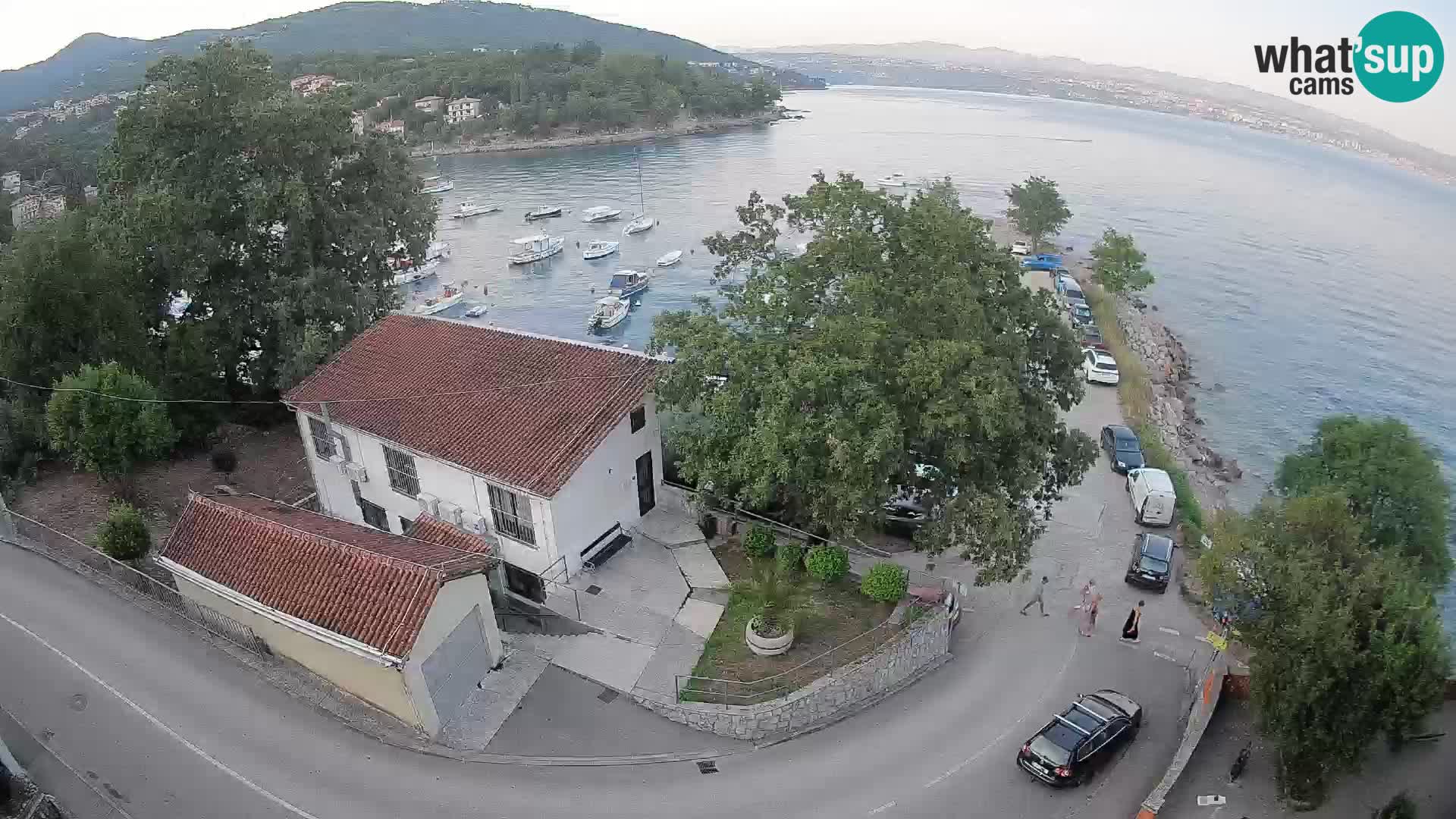 Webcam porto Ika – Vista LIVE sul porto e le luci di Opatija