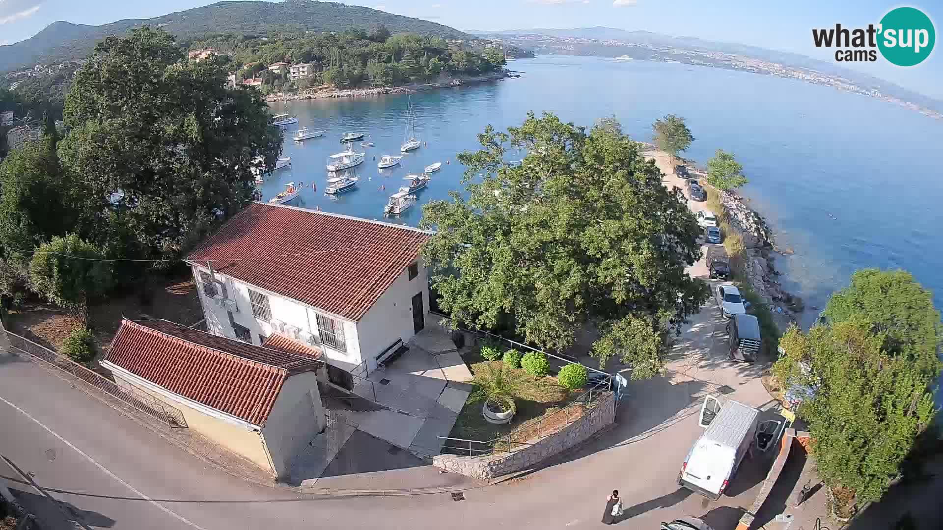 Webcam port d’Ika – Vue en direct et lumières d’Opatija