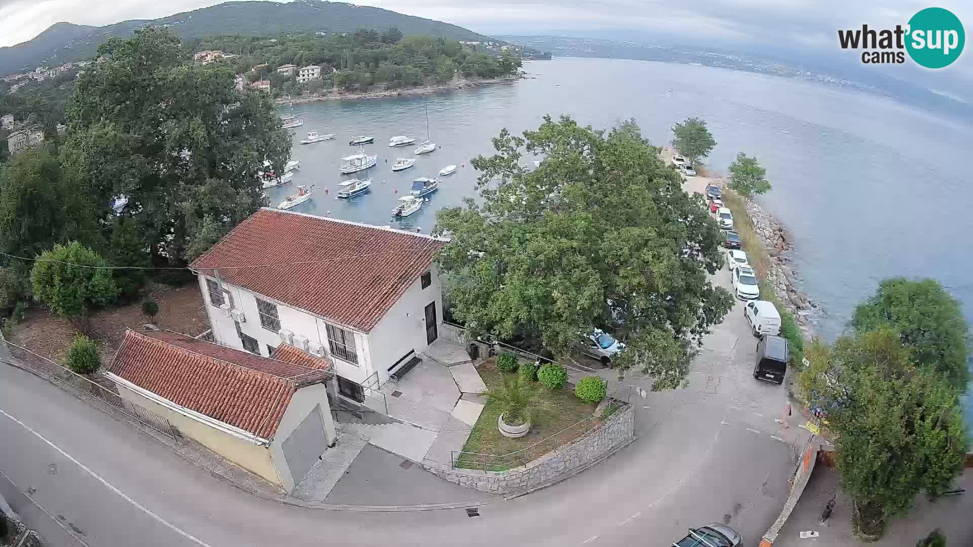 Webcam porto Ika – Vista LIVE sul porto e le luci di Opatija