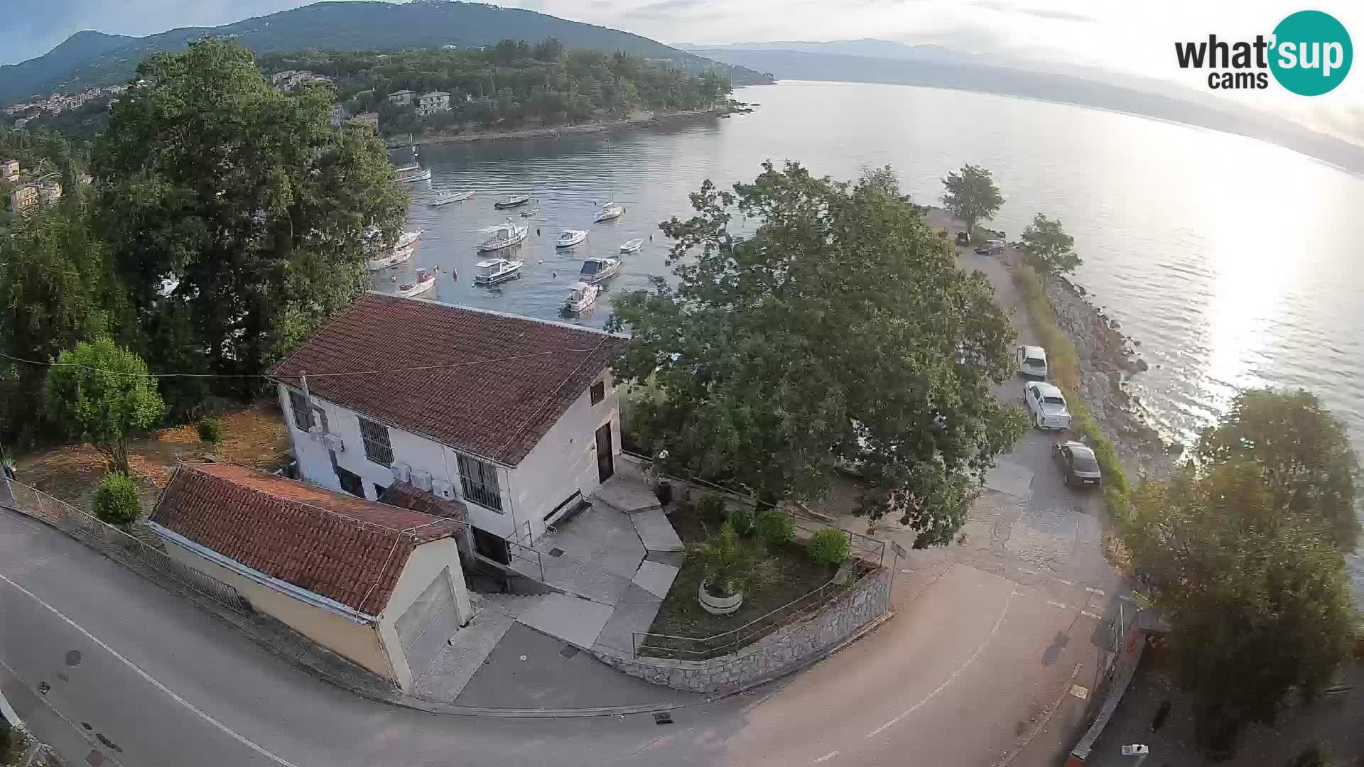 Webcam port d’Ika – Vue en direct et lumières d’Opatija