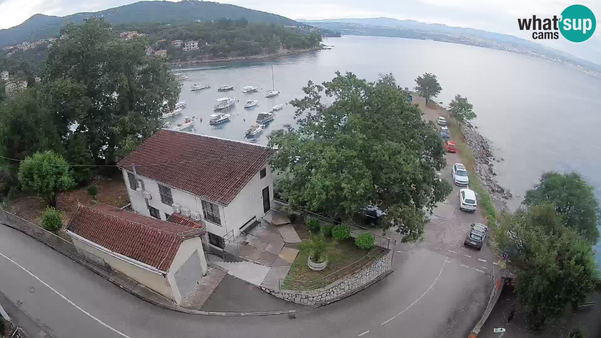 Webcam port d’Ika – Vue en direct et lumières d’Opatija