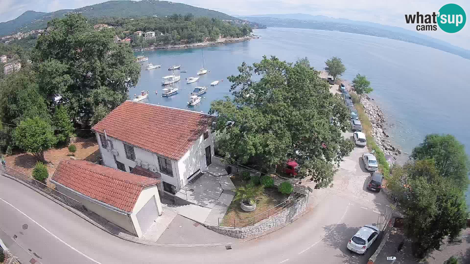 Webcam porto Ika – Vista LIVE sul porto e le luci di Opatija