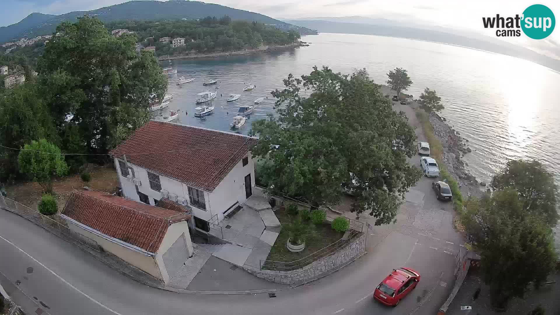 Webcam port d’Ika – Vue en direct et lumières d’Opatija
