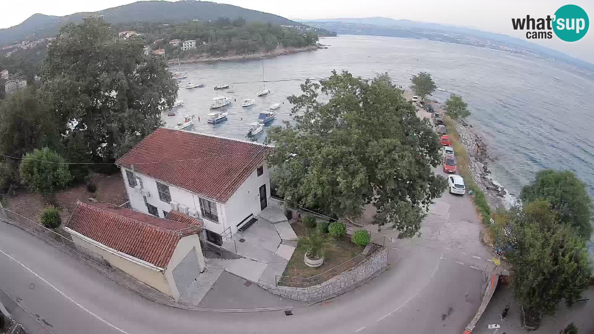Webcam porto Ika – Vista LIVE sul porto e le luci di Opatija