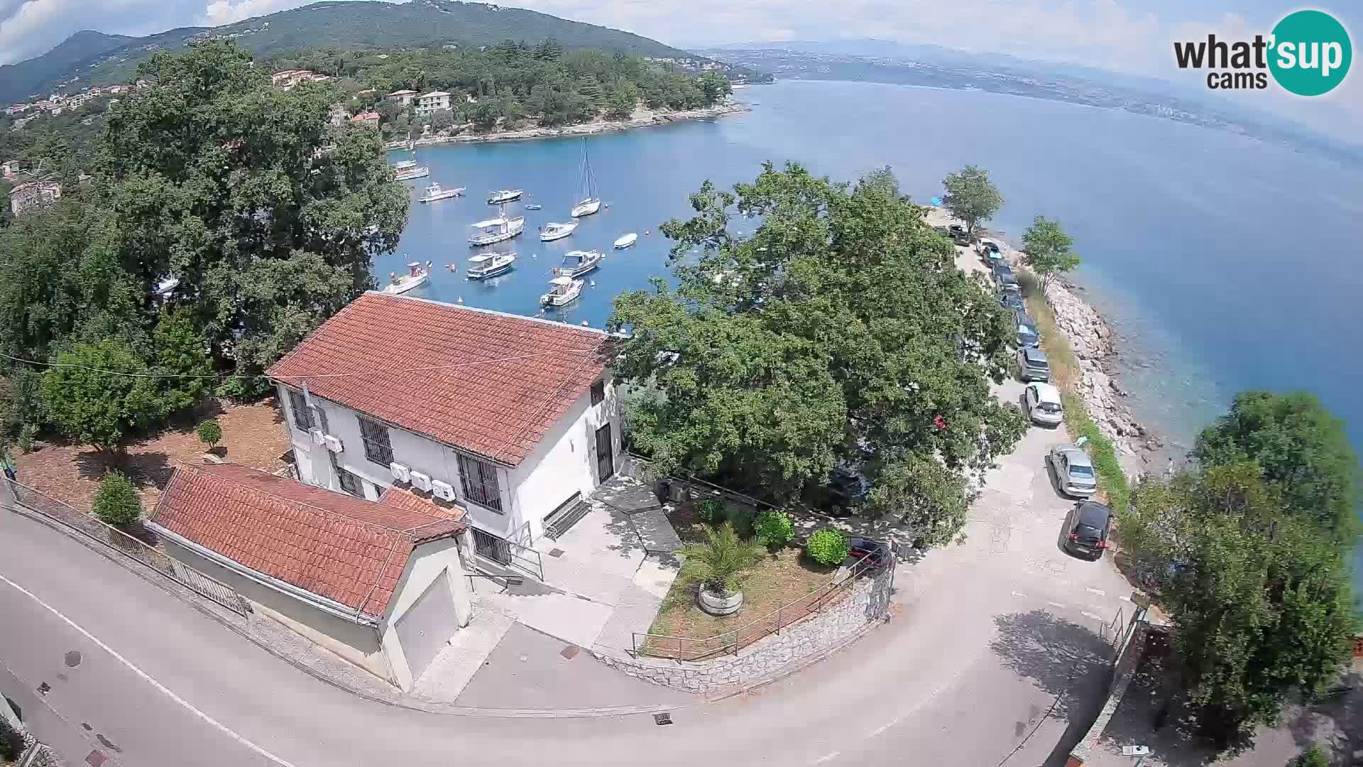 Ika Harbor Webcam – LIVE View of the Harbor and Opatija Lights