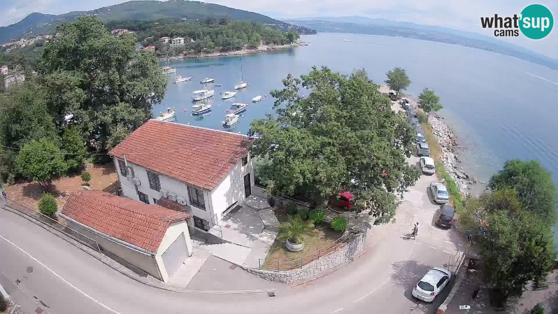 Ika Harbor Webcam – LIVE View of the Harbor and Opatija Lights