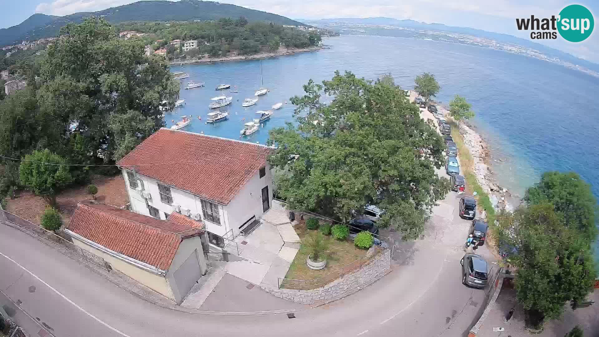 Webcam Ika Hafen – LIVE Blick auf den Hafen und die Lichter von Opatija