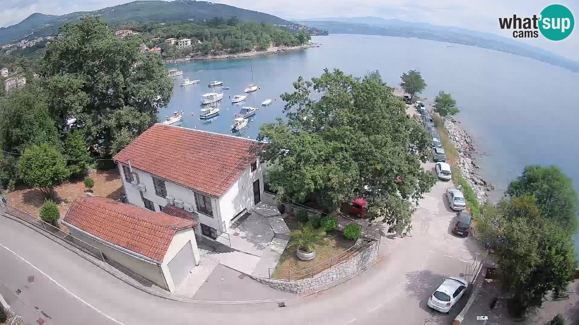 Webcam port d’Ika – Vue en direct et lumières d’Opatija