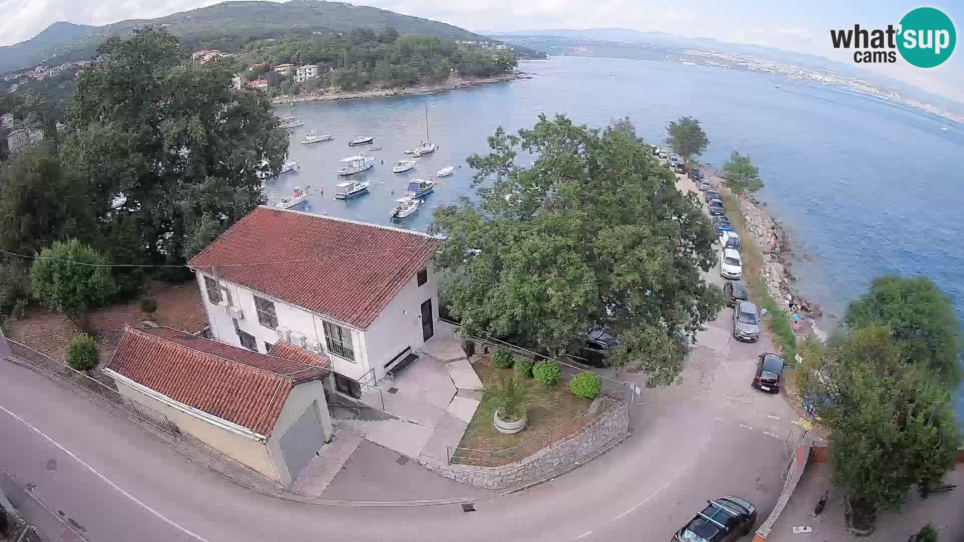 Webcam porto Ika – Vista LIVE sul porto e le luci di Opatija