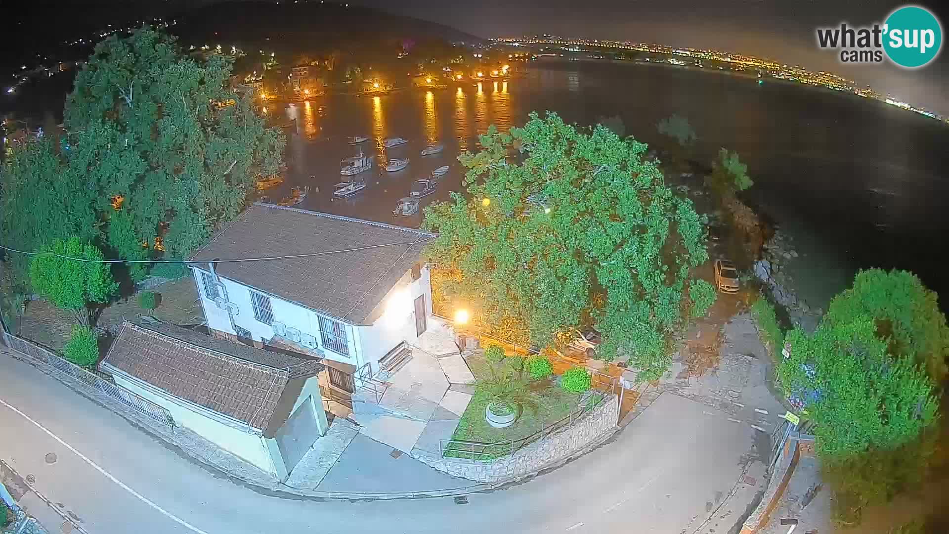 Webcam port d’Ika – Vue en direct et lumières d’Opatija