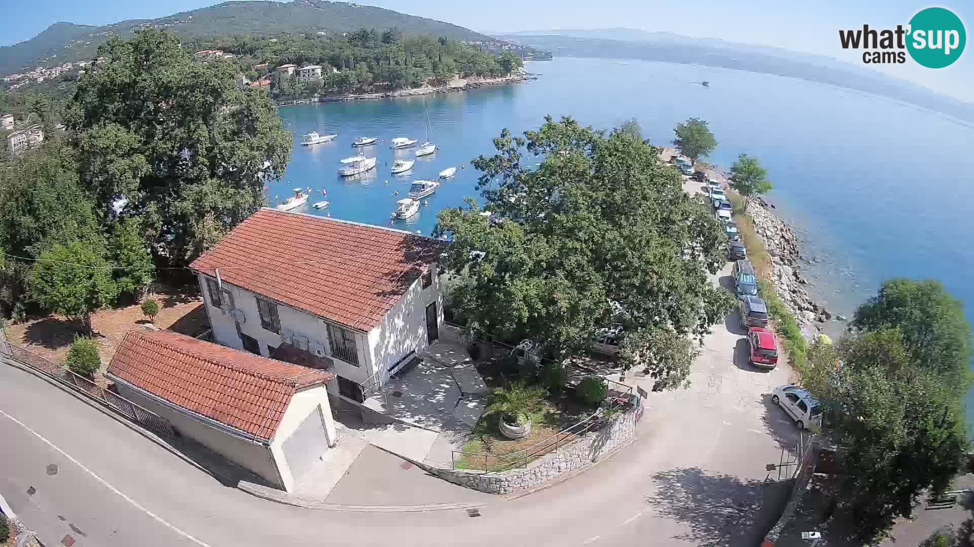 Ika Harbor Webcam – LIVE View of the Harbor and Opatija Lights