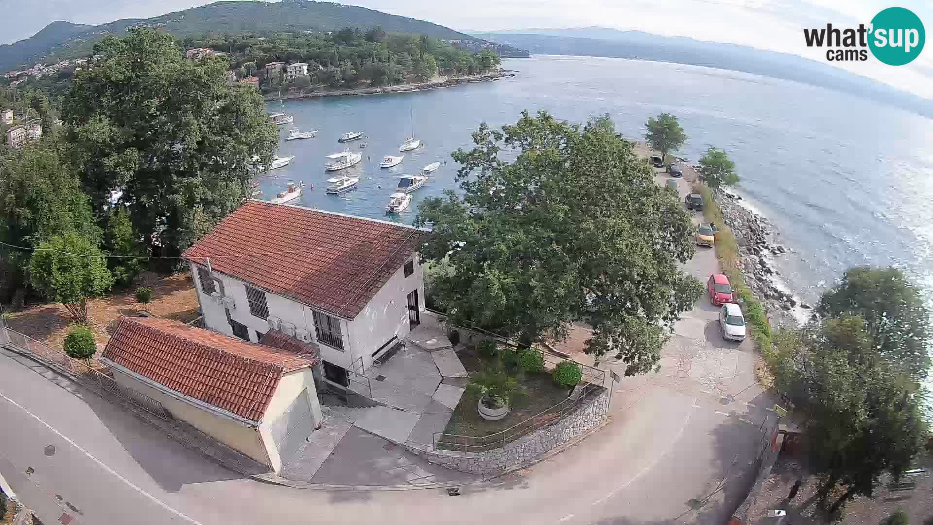 Webcam port d’Ika – Vue en direct et lumières d’Opatija
