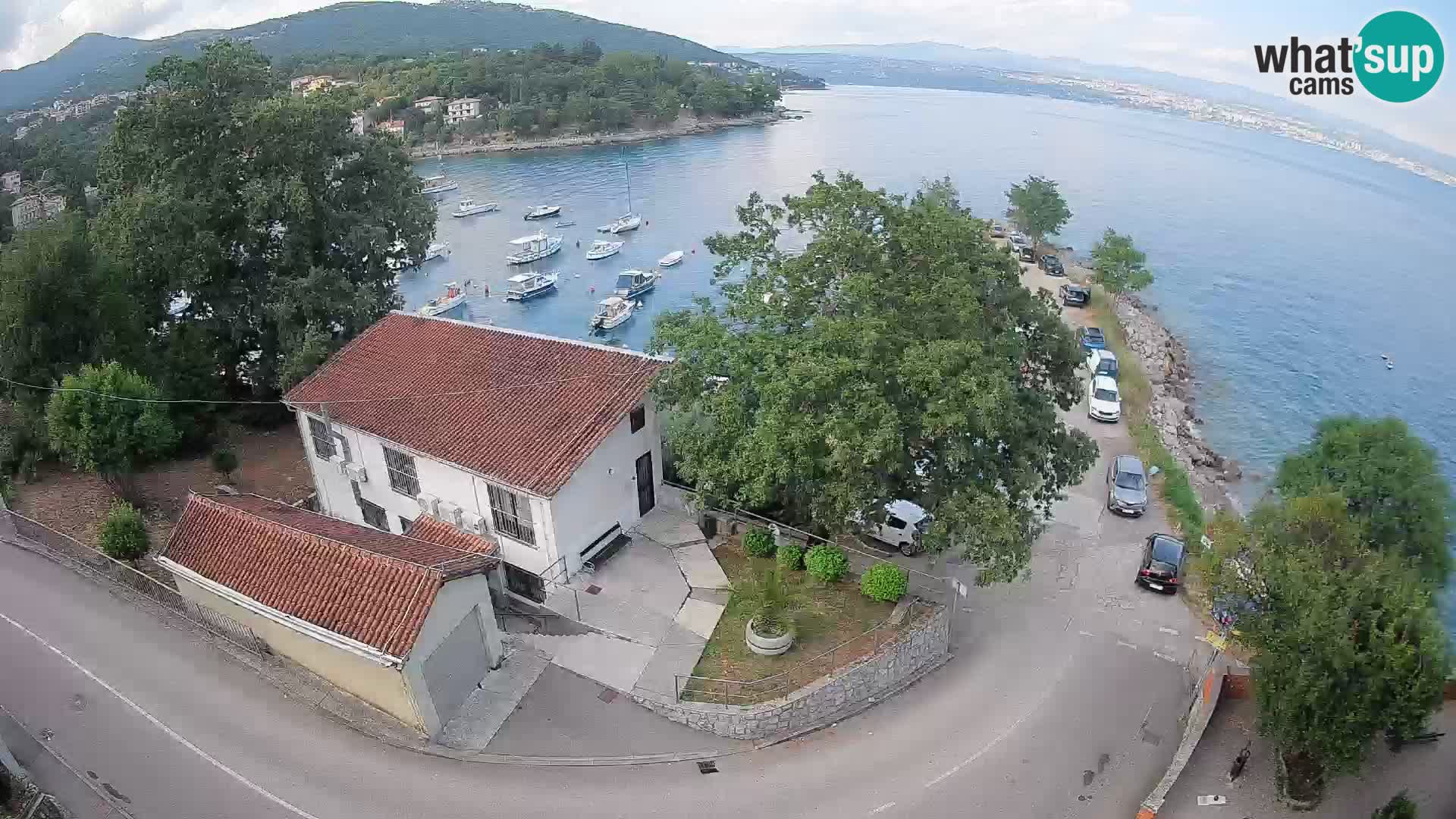 Webcam port d’Ika – Vue en direct et lumières d’Opatija