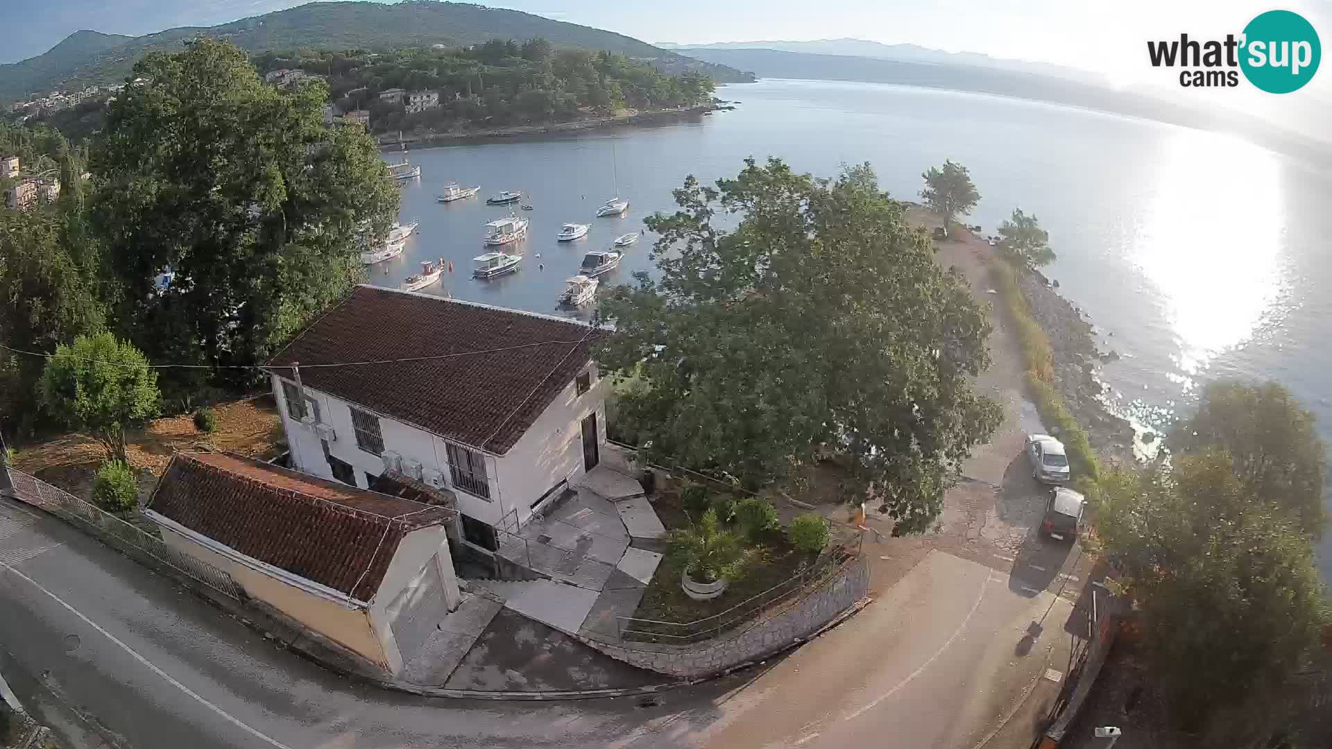 Webcam port d’Ika – Vue en direct et lumières d’Opatija