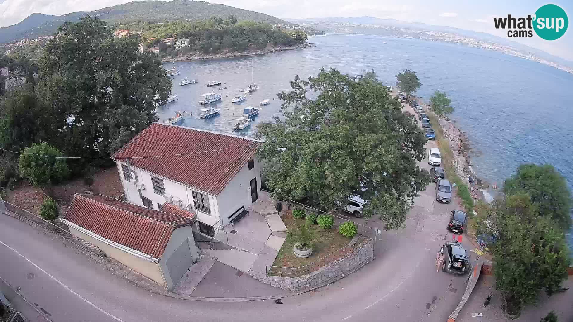 Webcam port d’Ika – Vue en direct et lumières d’Opatija