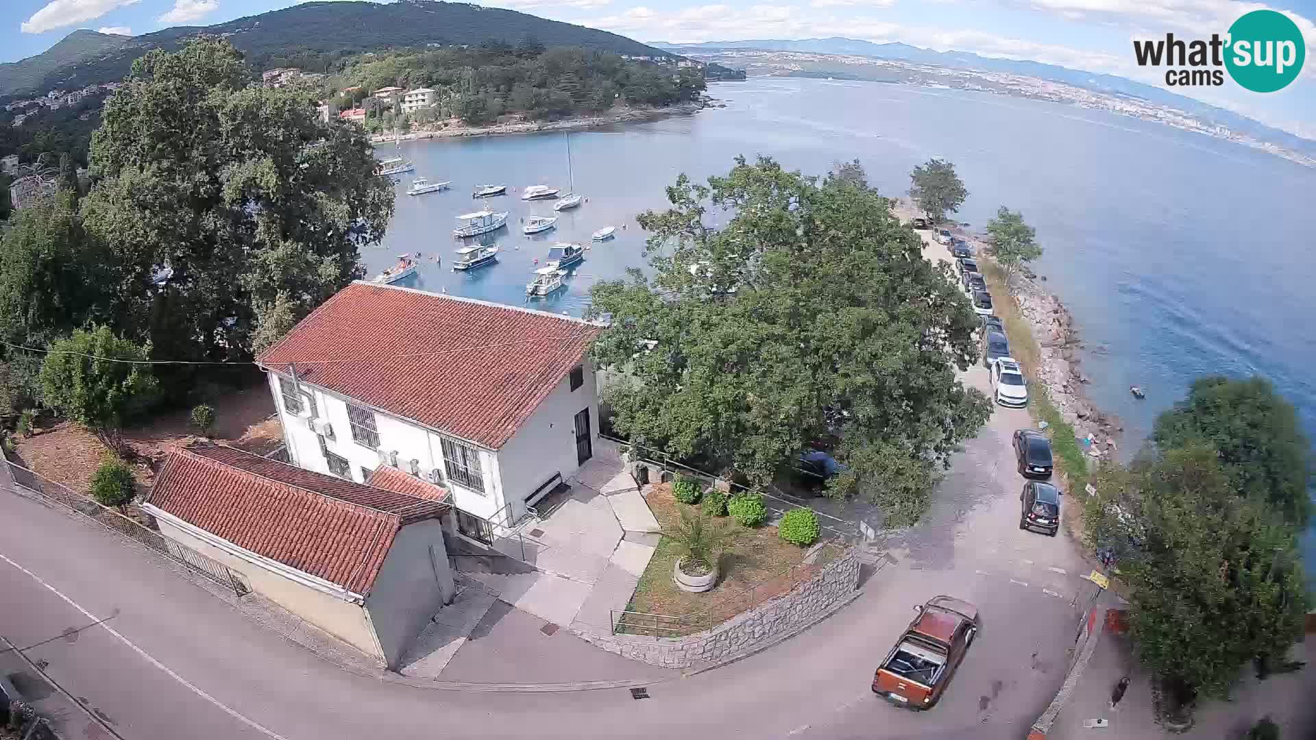 Webcam porto Ika – Vista LIVE sul porto e le luci di Opatija
