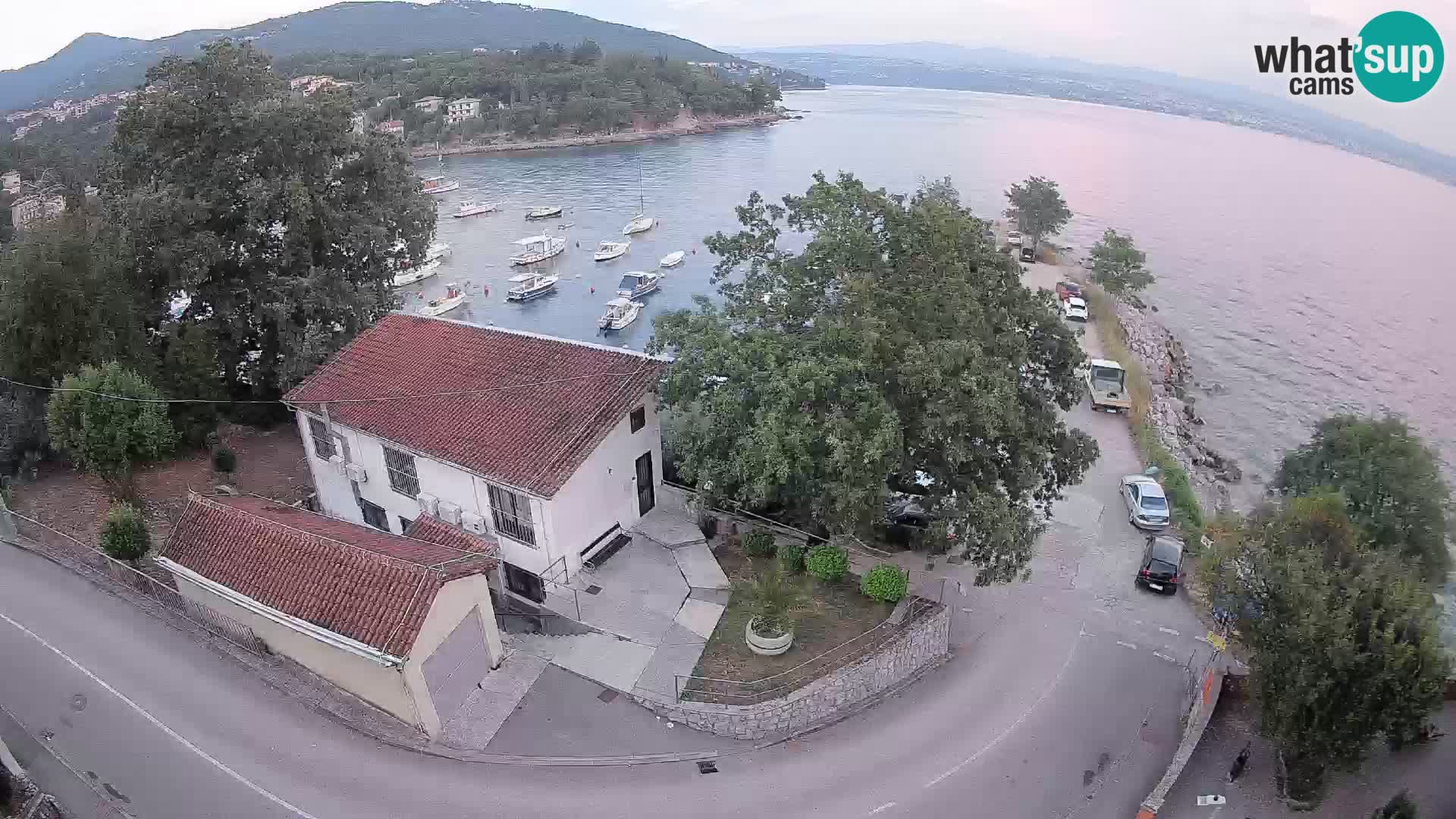 Webcam porto Ika – Vista LIVE sul porto e le luci di Opatija