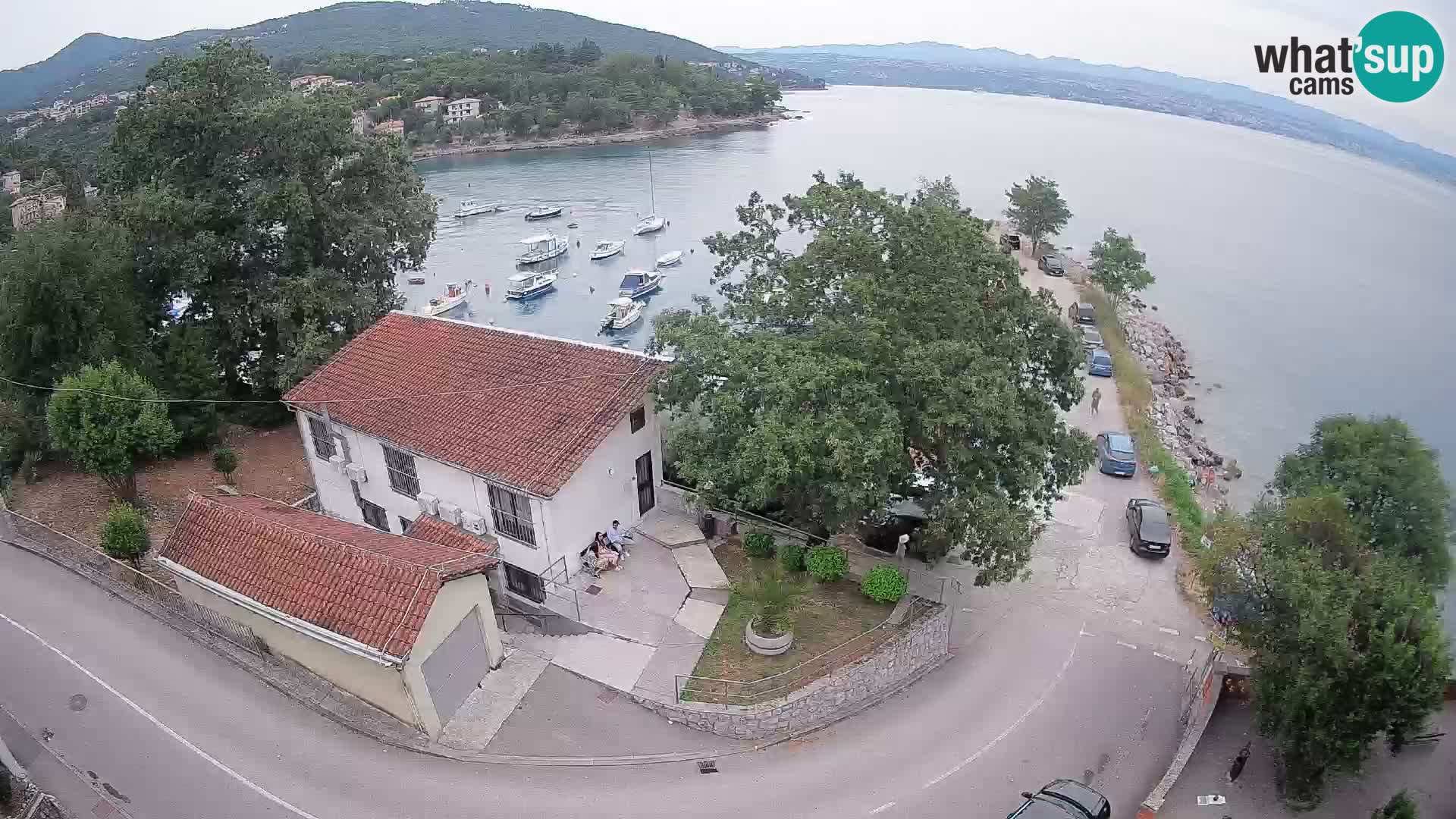 Ika Harbor Webcam – LIVE View of the Harbor and Opatija Lights
