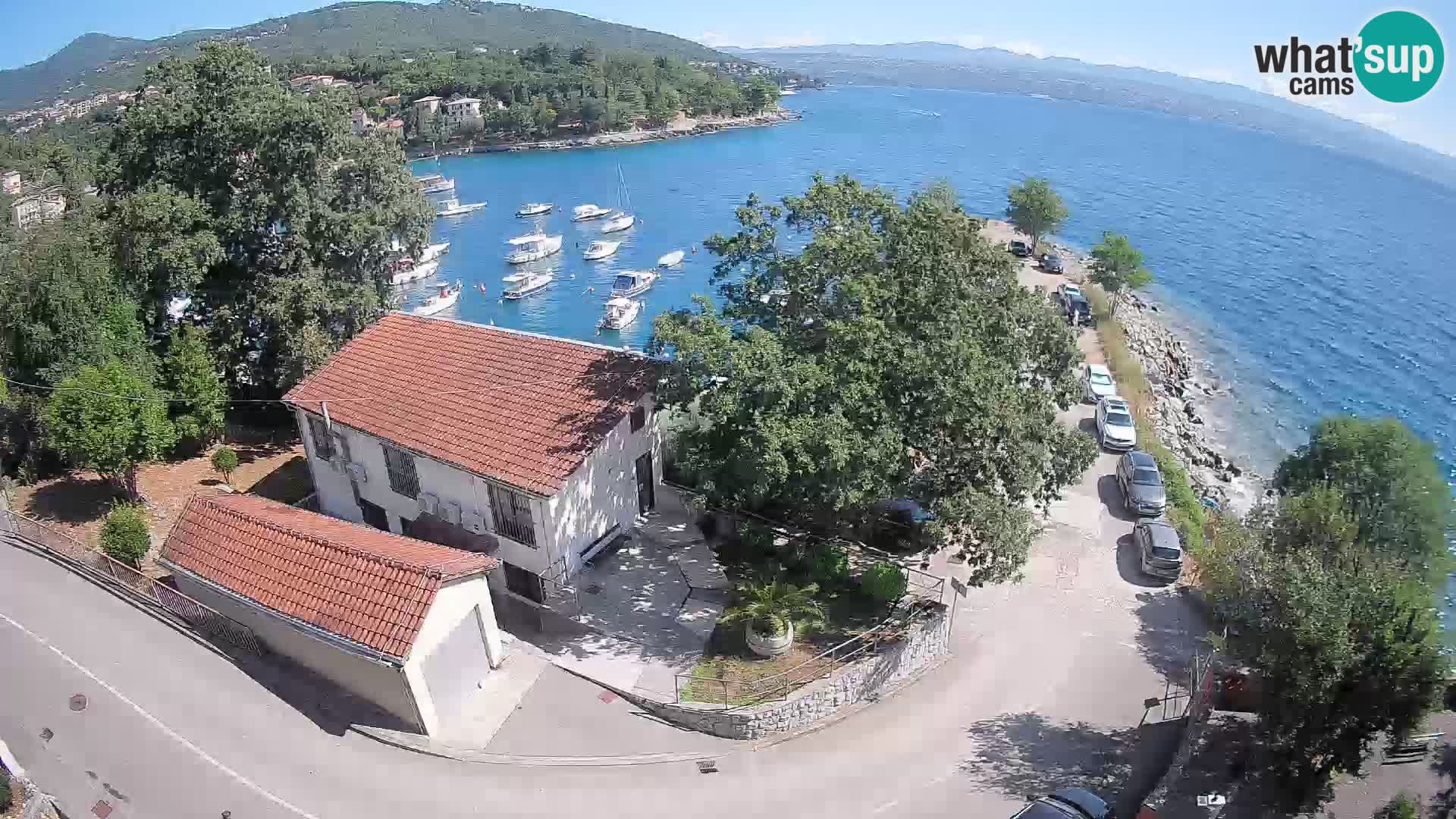 Webcam port d’Ika – Vue en direct et lumières d’Opatija