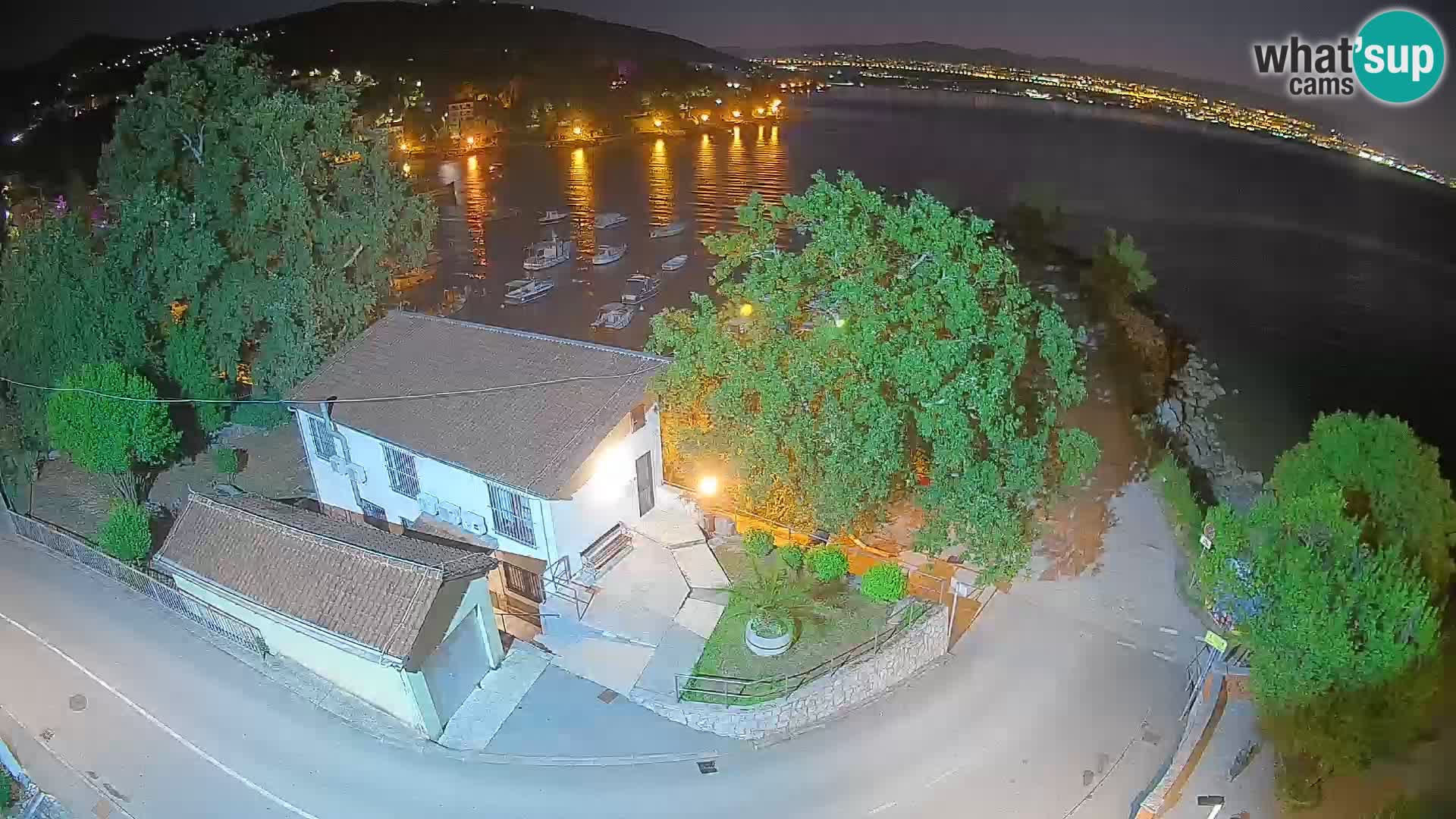 Webcam port d’Ika – Vue en direct et lumières d’Opatija