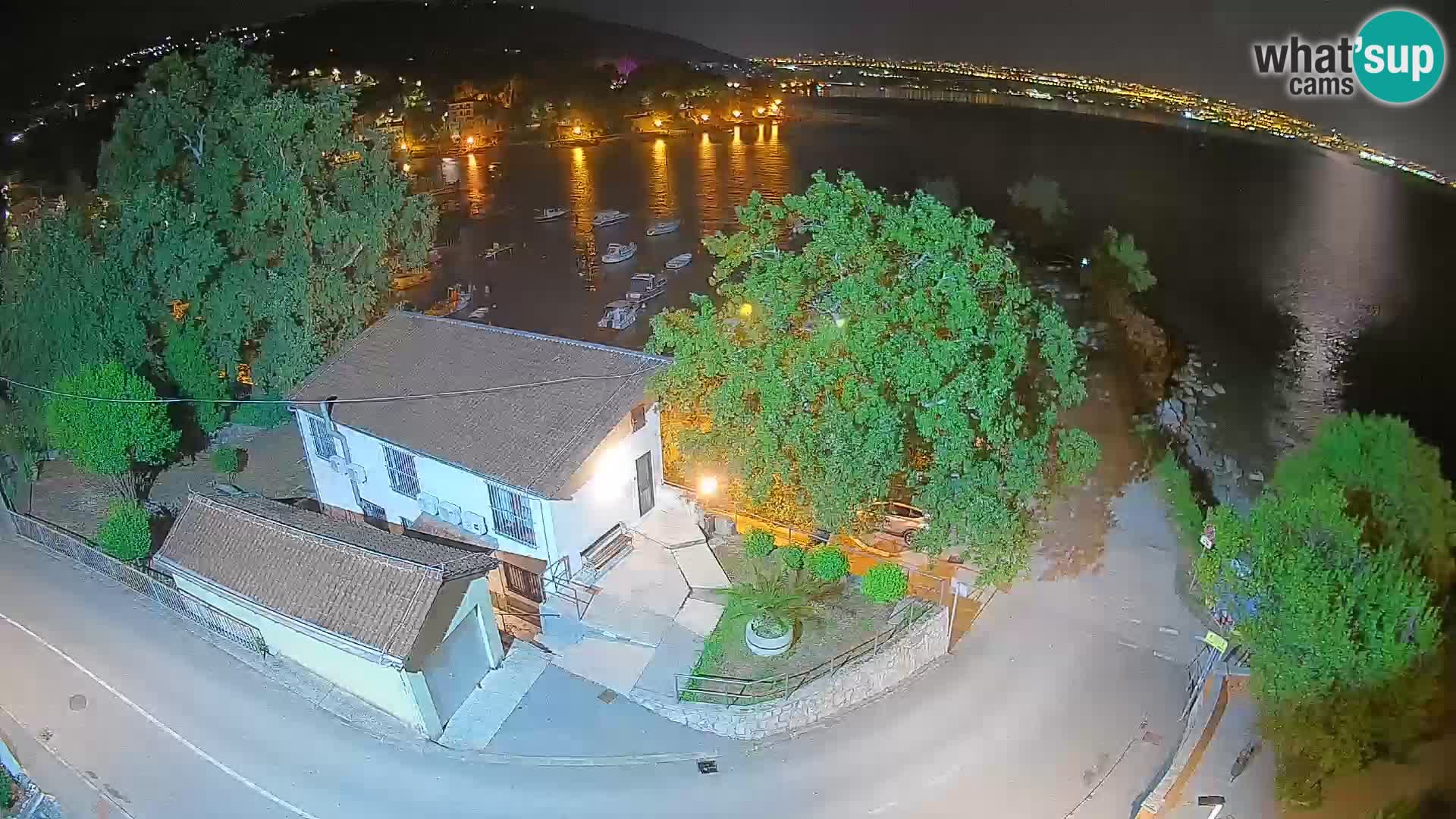 Webcam port d’Ika – Vue en direct et lumières d’Opatija