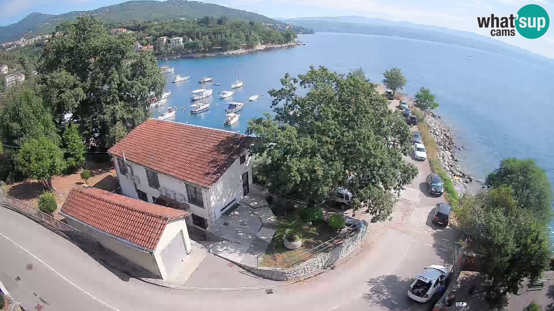 Webcam port d’Ika – Vue en direct et lumières d’Opatija