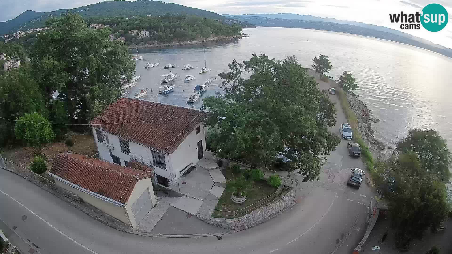 Webcam porto Ika – Vista LIVE sul porto e le luci di Opatija