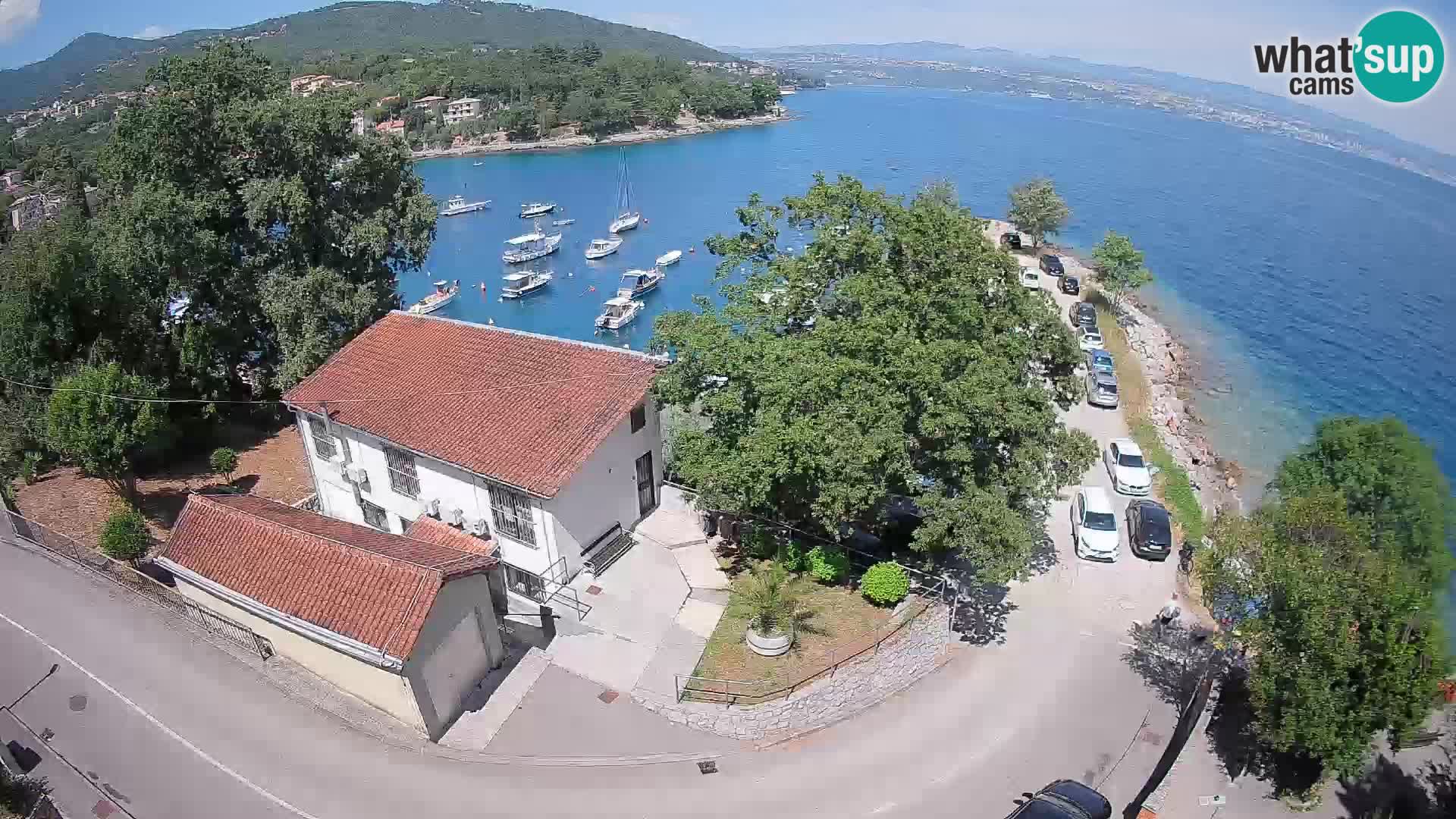 Webcam port d’Ika – Vue en direct et lumières d’Opatija