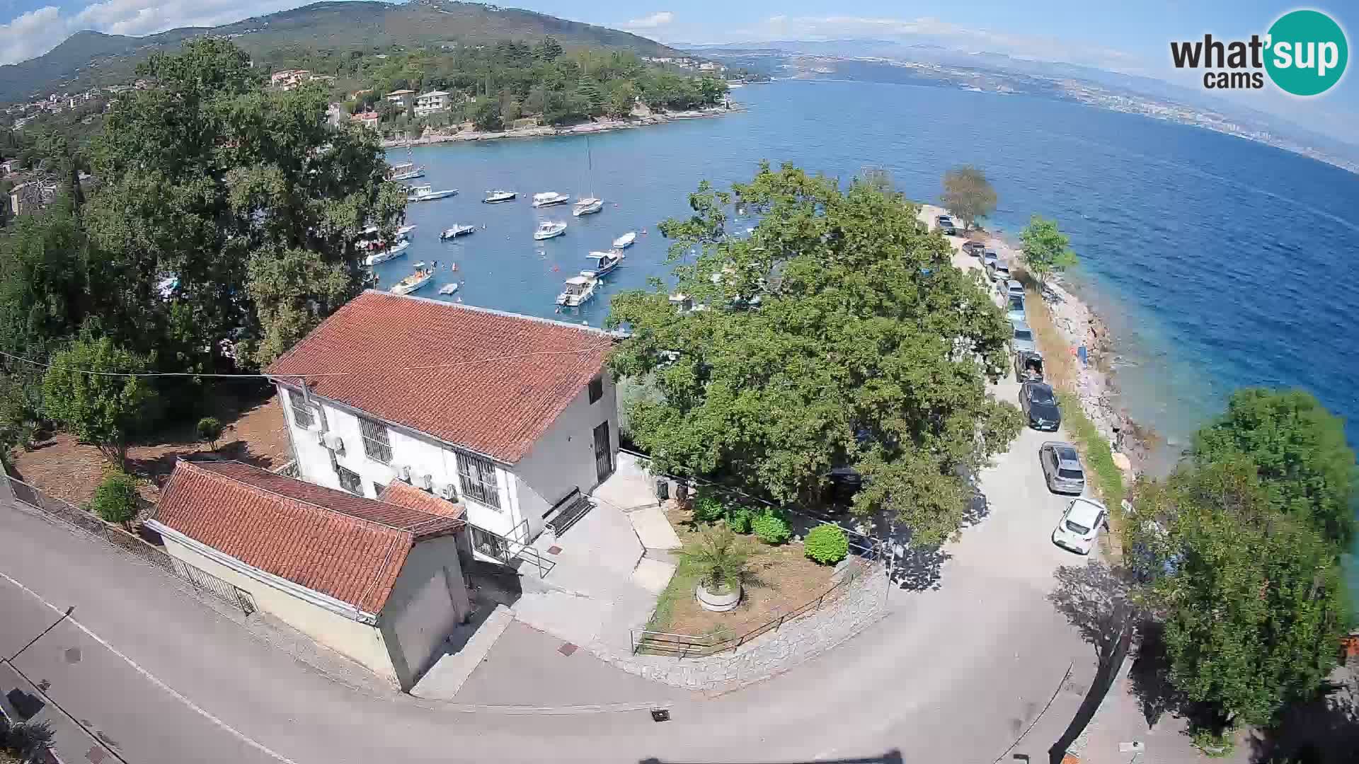 Webcam port d’Ika – Vue en direct et lumières d’Opatija