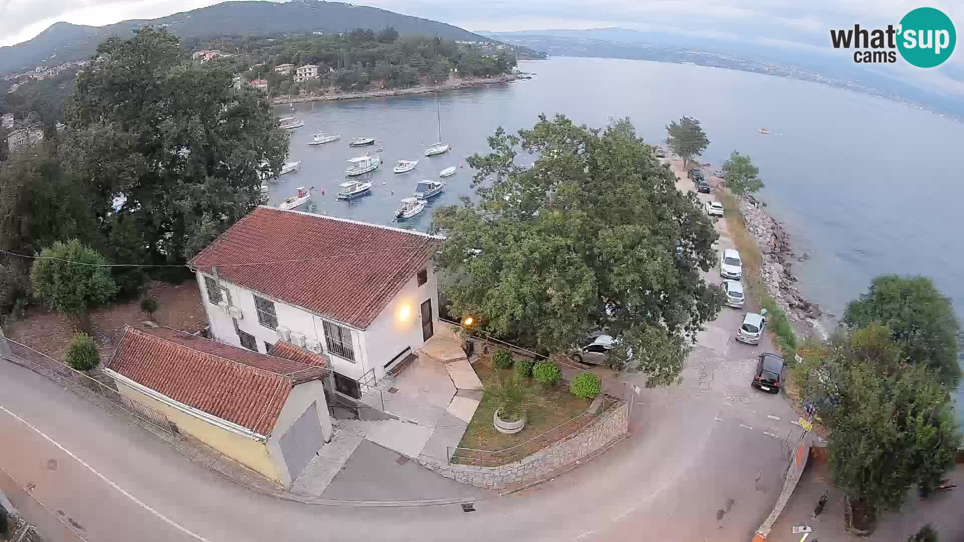 Webcam porto Ika – Vista LIVE sul porto e le luci di Opatija