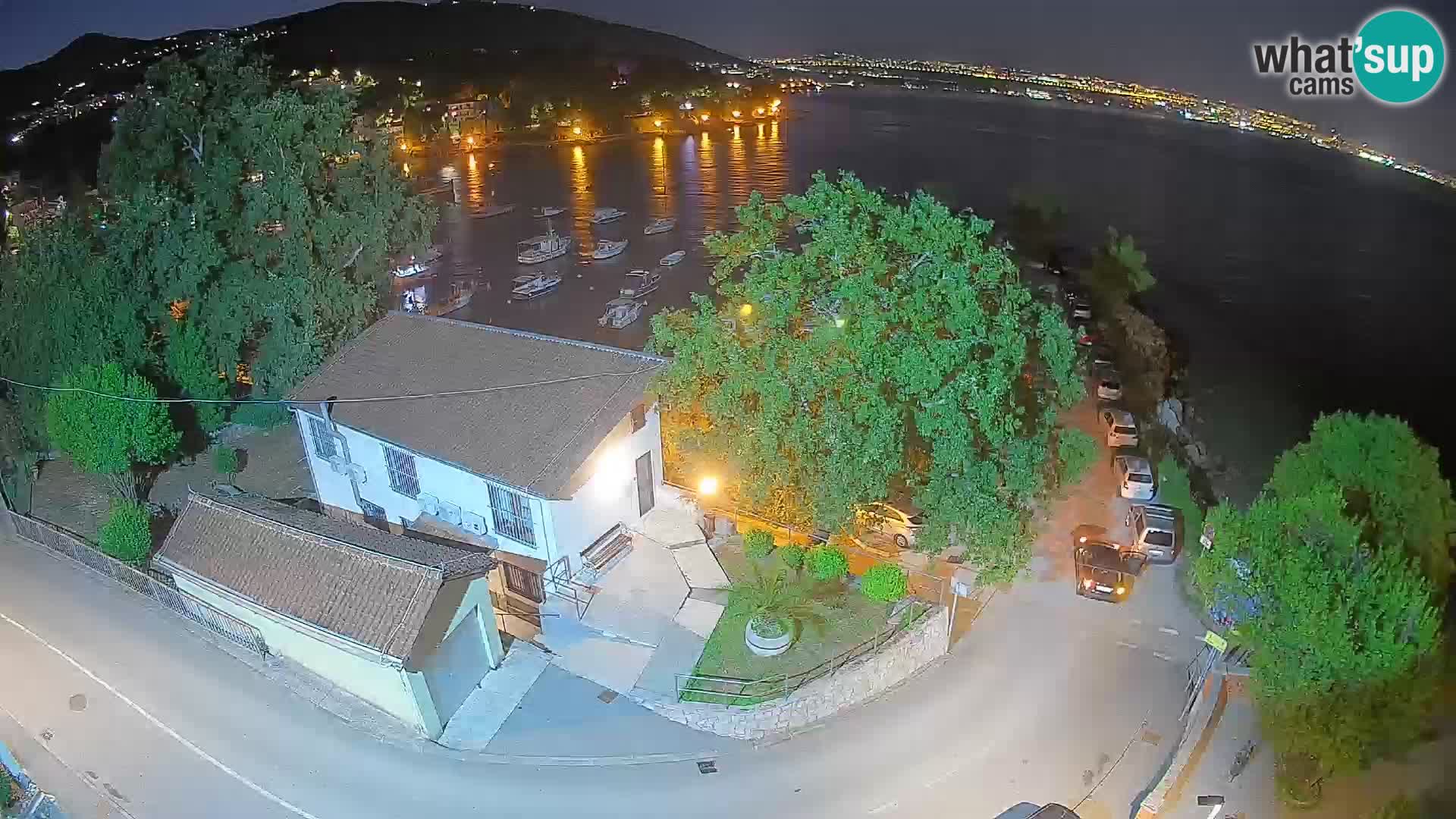Webcam Ika Hafen – LIVE Blick auf den Hafen und die Lichter von Opatija