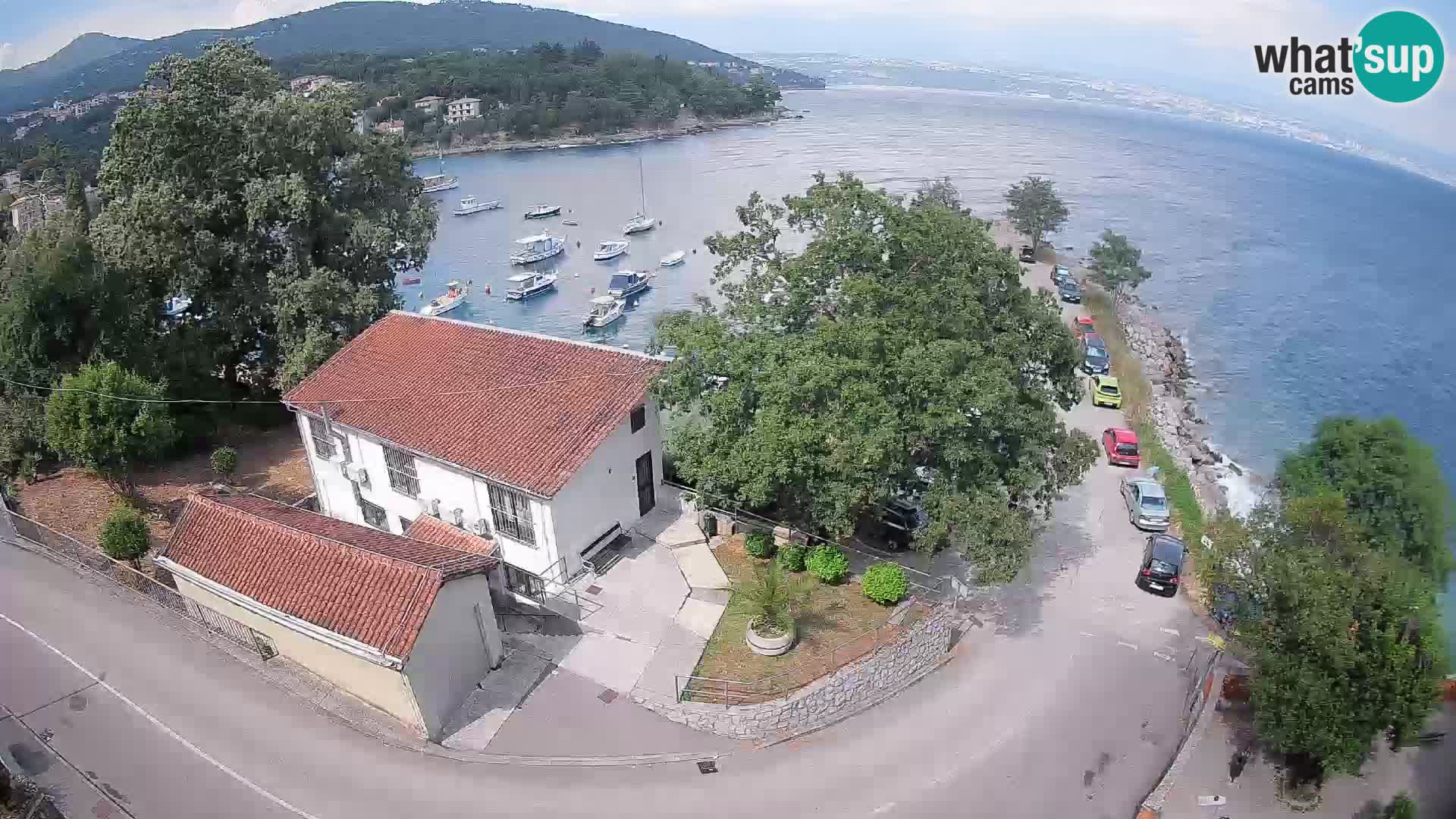 Webcam Ika Hafen – LIVE Blick auf den Hafen und die Lichter von Opatija