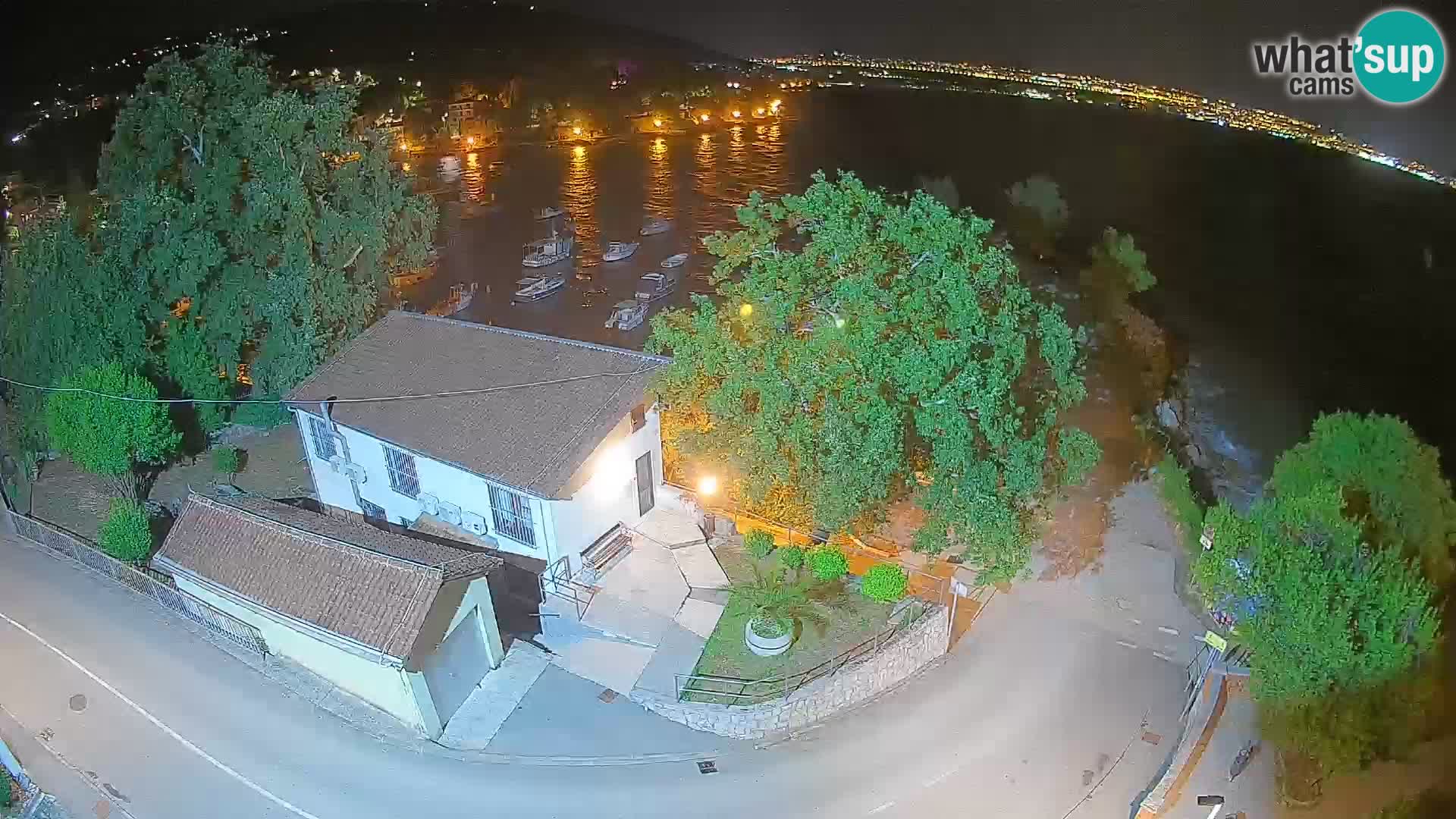 Webcam Ika Hafen – LIVE Blick auf den Hafen und die Lichter von Opatija