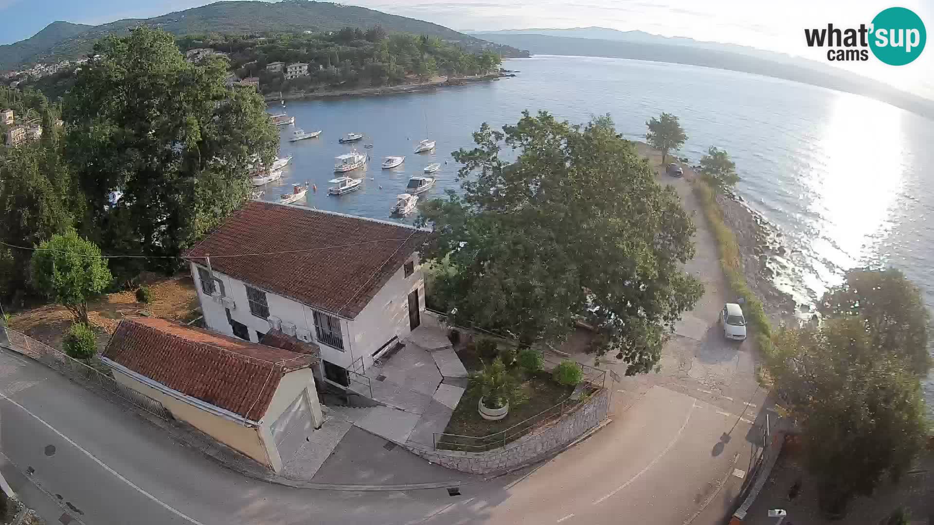 Webcam port d’Ika – Vue en direct et lumières d’Opatija