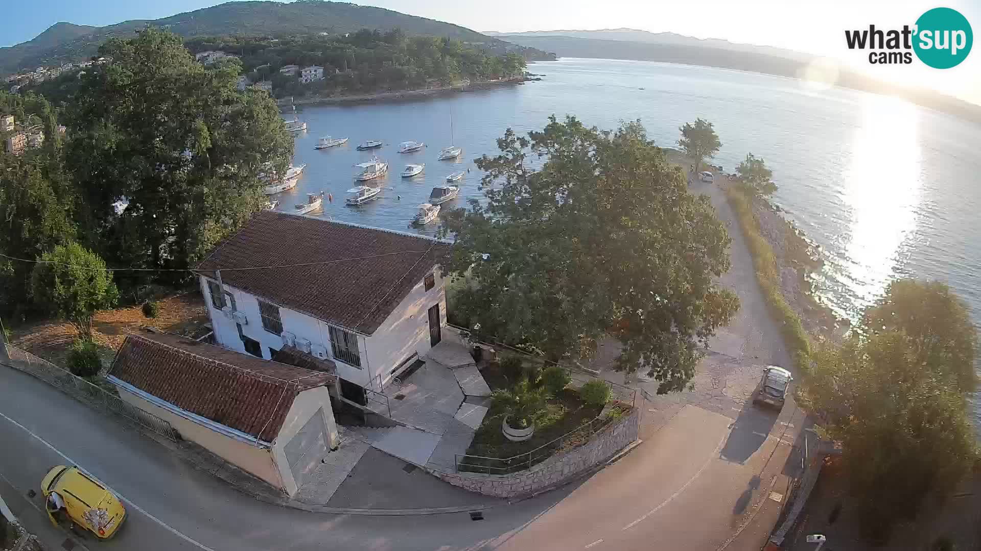 Webcam port d’Ika – Vue en direct et lumières d’Opatija