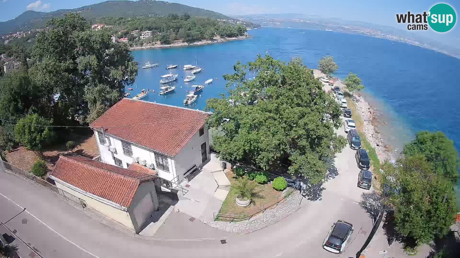 Webcam Ika Hafen – LIVE Blick auf den Hafen und die Lichter von Opatija