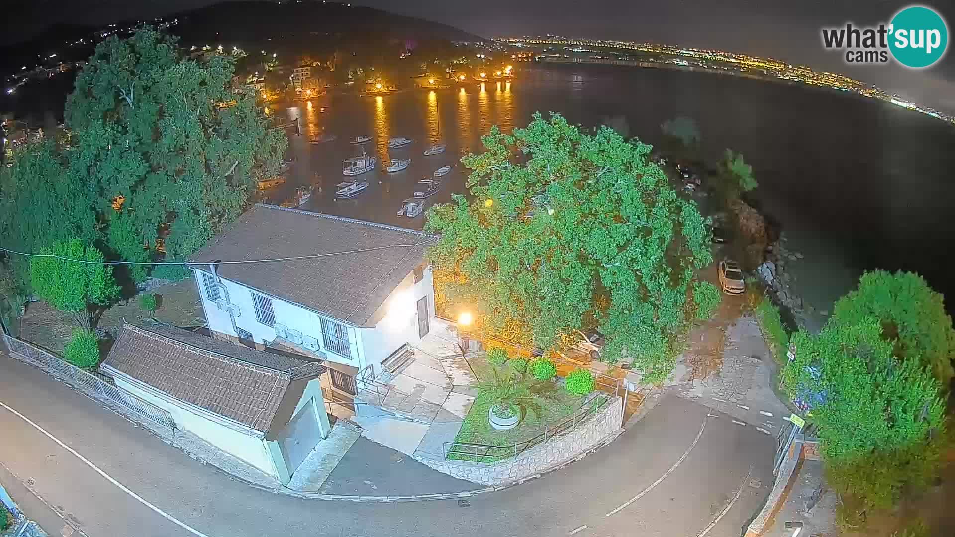 Webcam Ika Hafen – LIVE Blick auf den Hafen und die Lichter von Opatija