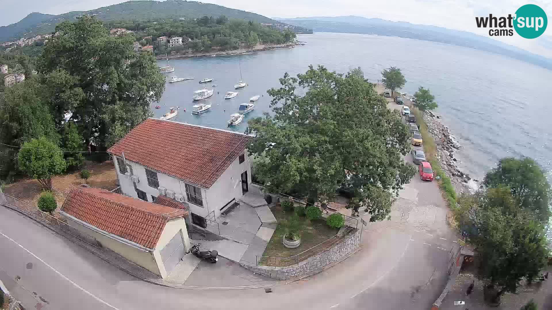 Ika Harbor Webcam – LIVE View of the Harbor and Opatija Lights
