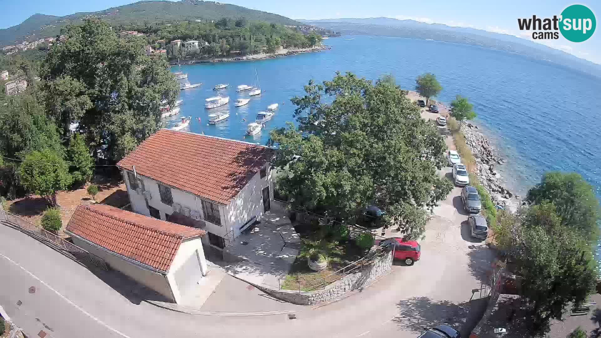 Webcam port d’Ika – Vue en direct et lumières d’Opatija
