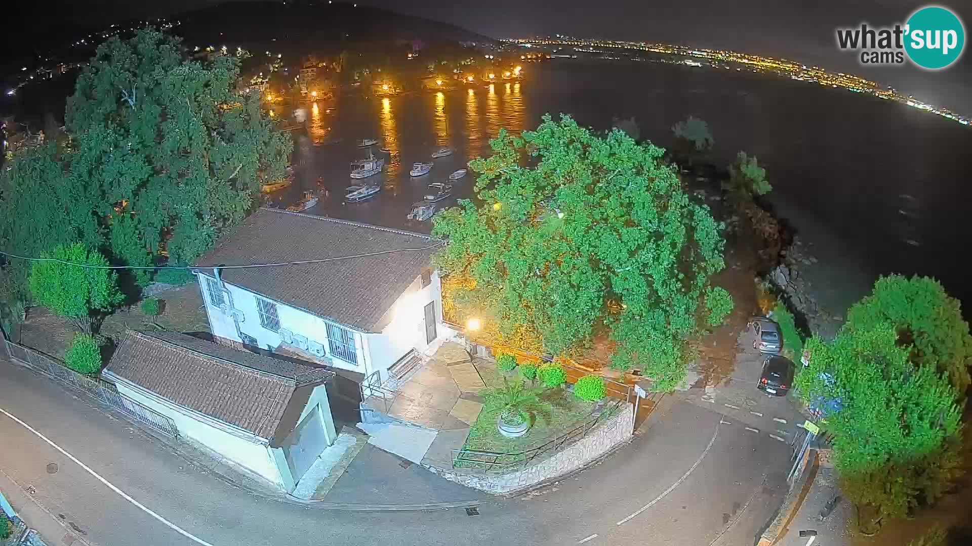 Webcam Ika Hafen – LIVE Blick auf den Hafen und die Lichter von Opatija