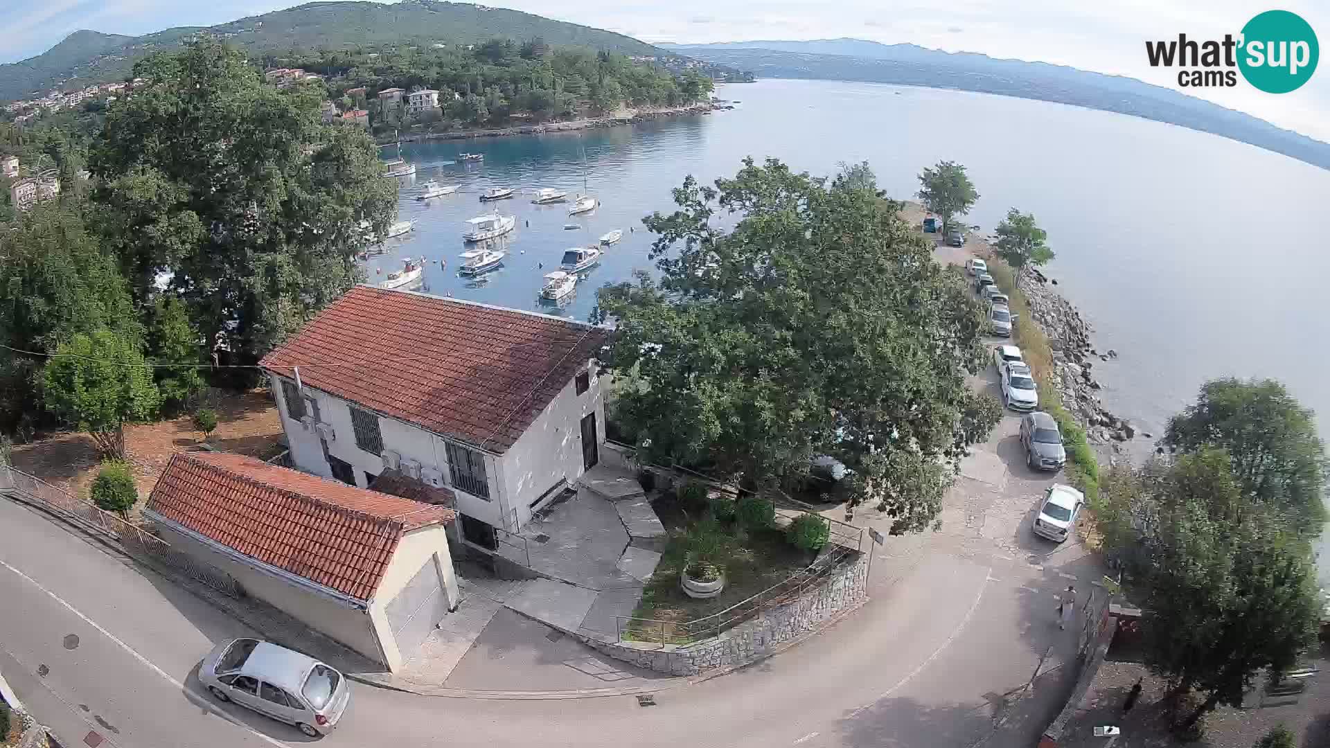 Webcam porto Ika – Vista LIVE sul porto e le luci di Opatija