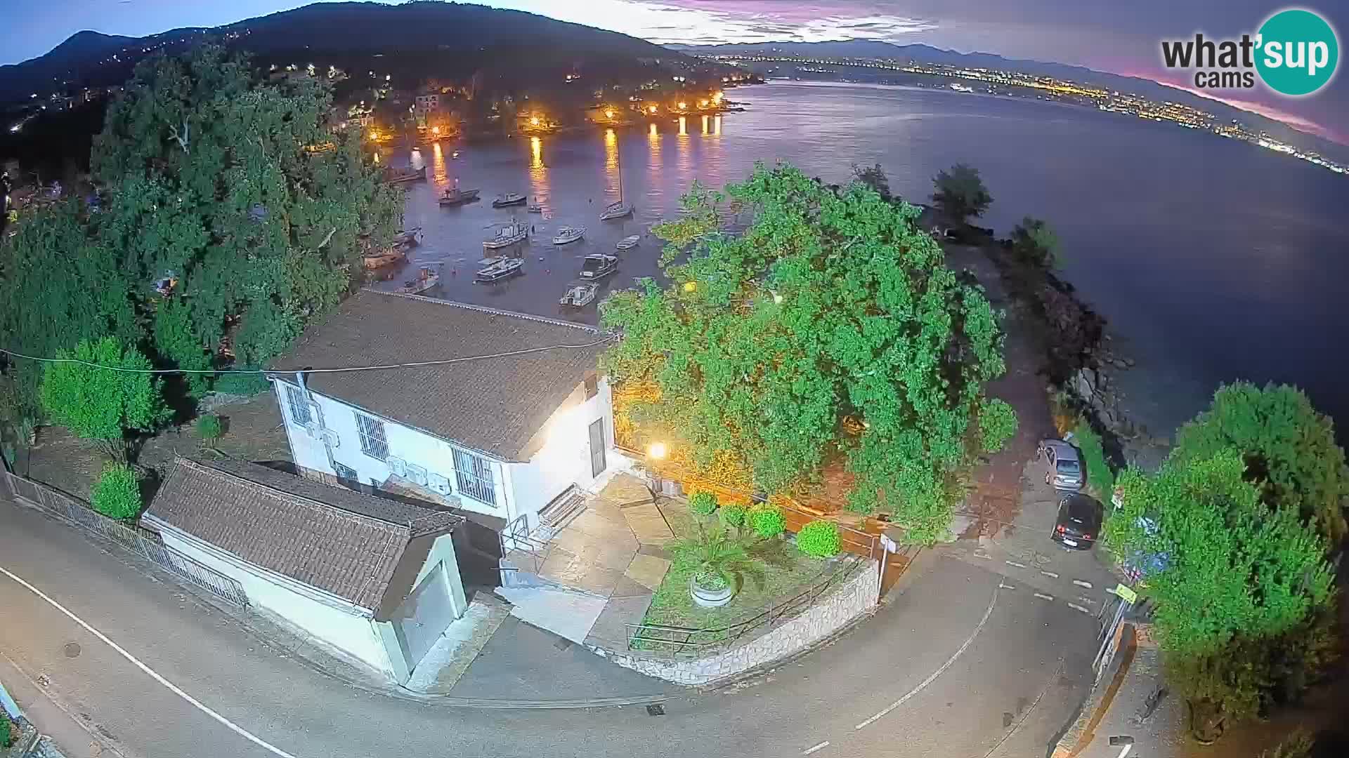 Webcam Ika Hafen – LIVE Blick auf den Hafen und die Lichter von Opatija