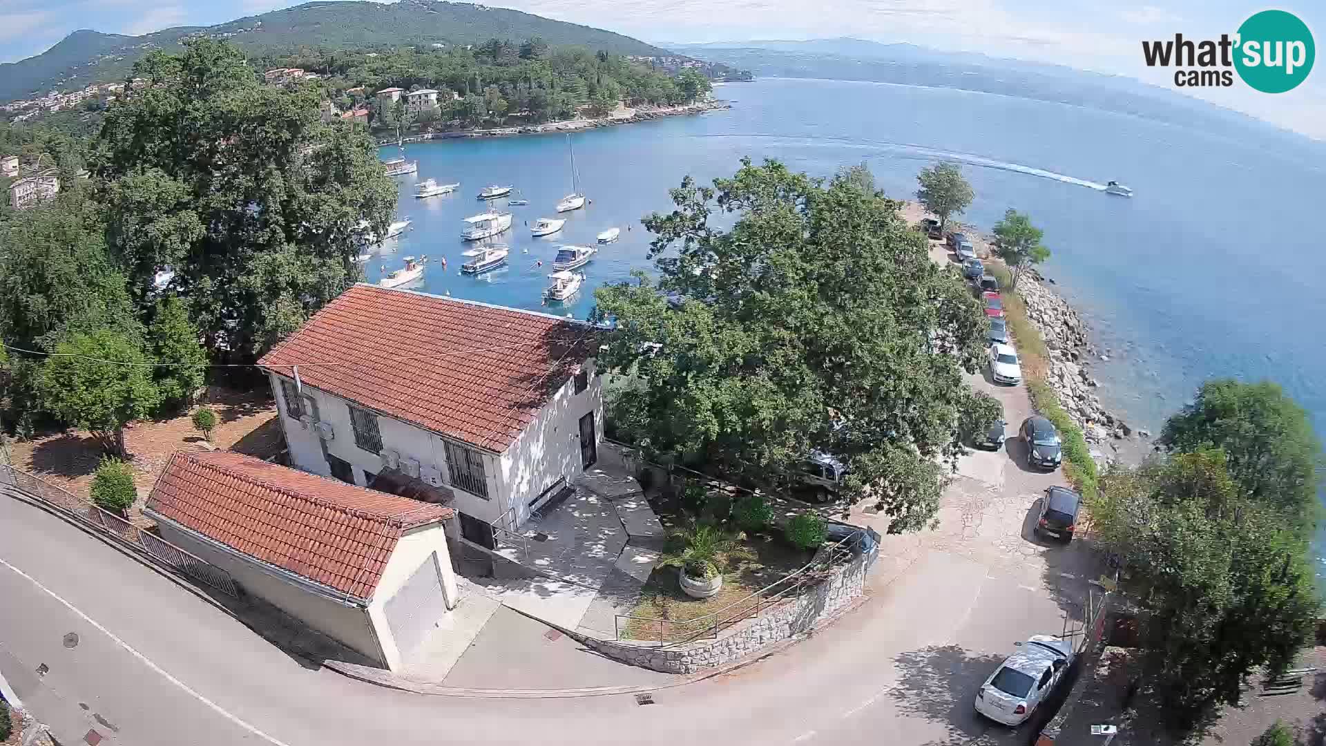 Webcam porto Ika – Vista LIVE sul porto e le luci di Opatija