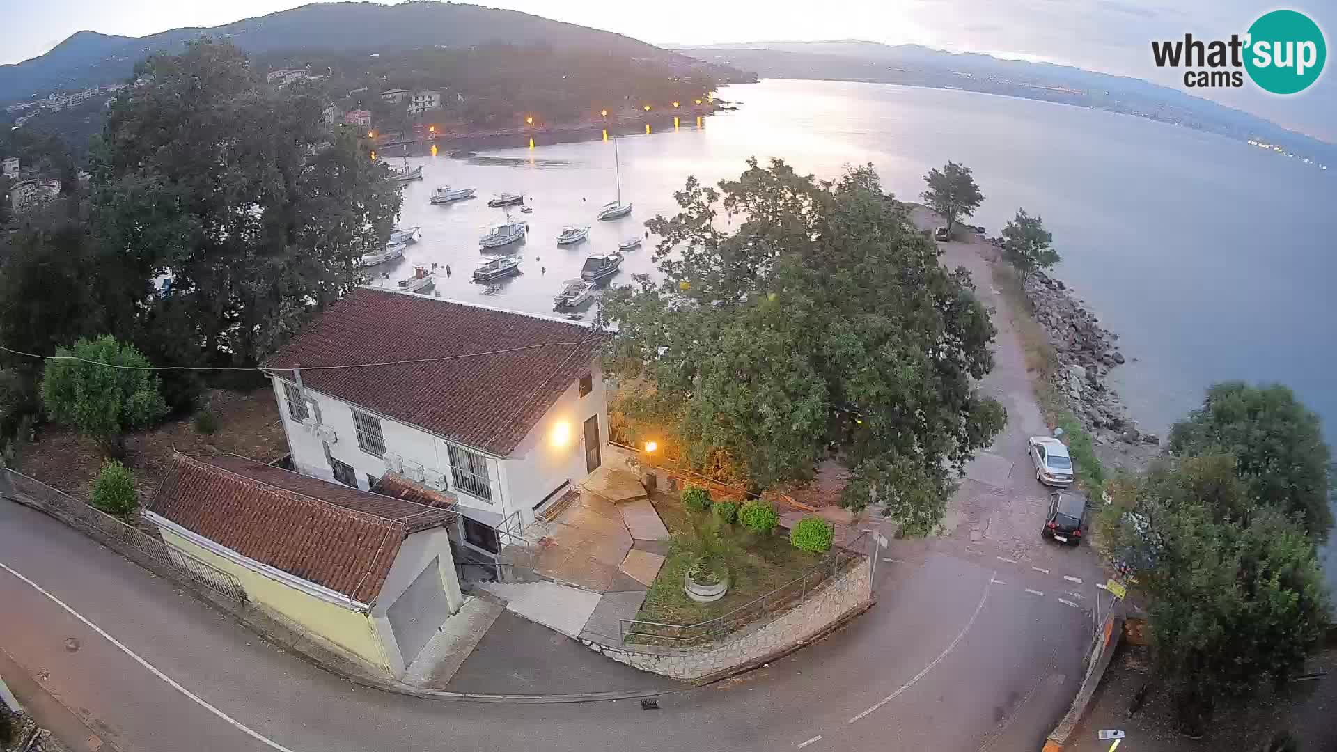 Webcam port d’Ika – Vue en direct et lumières d’Opatija