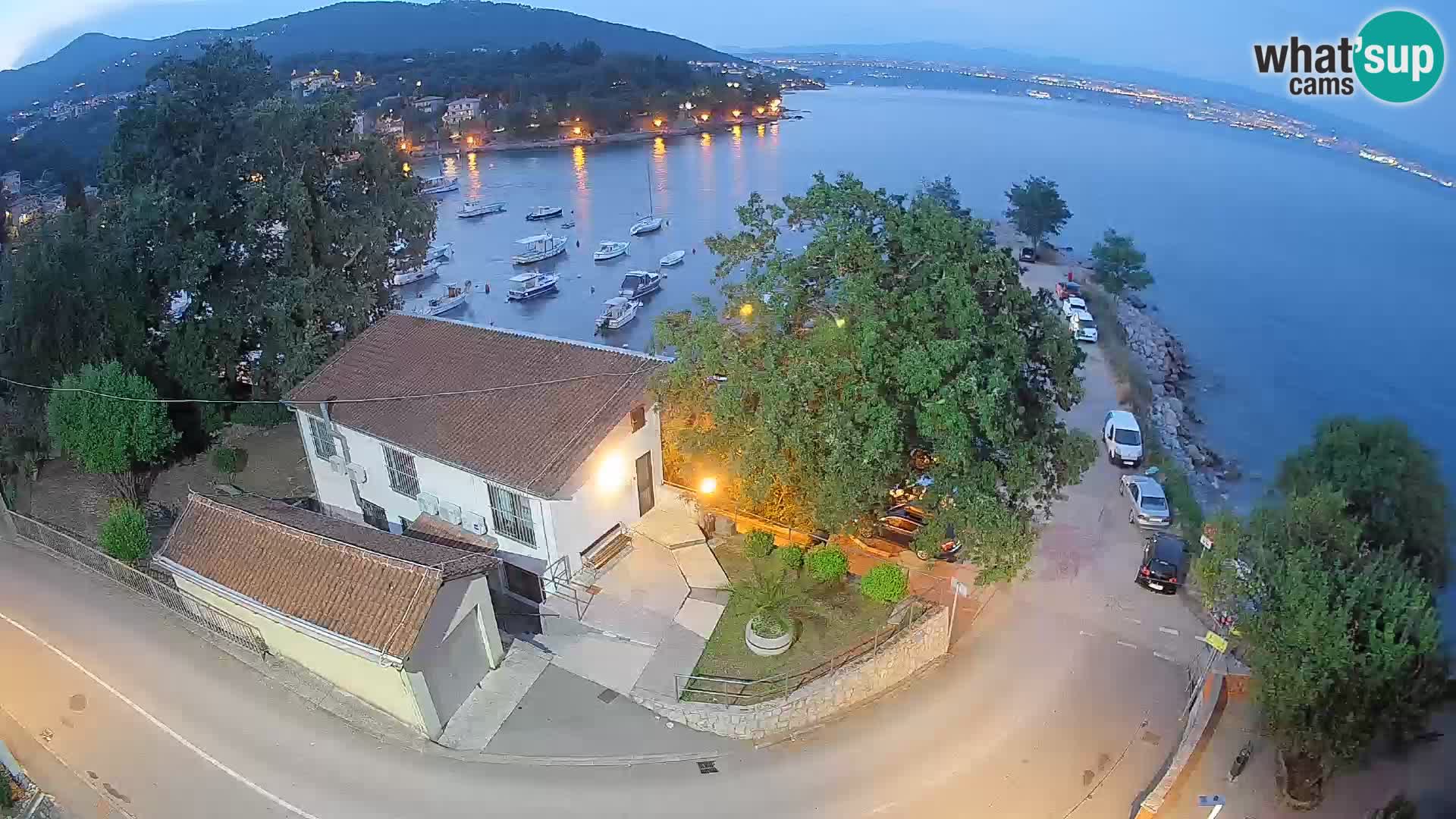 Webcam Ika Hafen – LIVE Blick auf den Hafen und die Lichter von Opatija