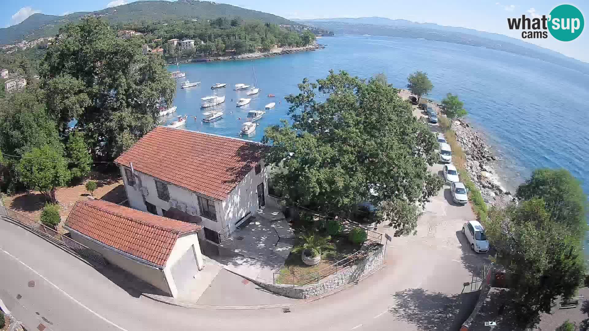 Ika Harbor Webcam – LIVE View of the Harbor and Opatija Lights