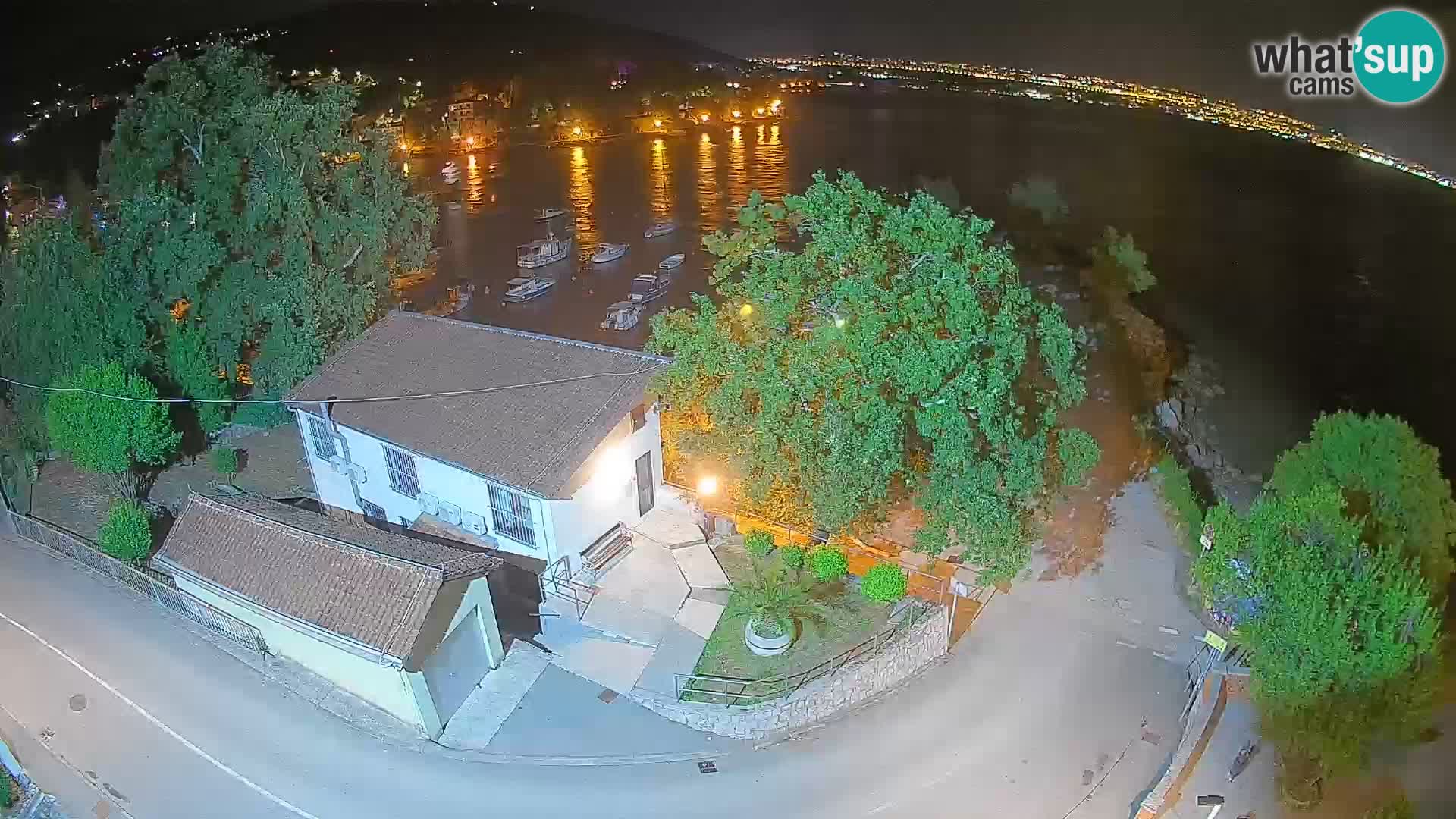 Webcam port d’Ika – Vue en direct et lumières d’Opatija